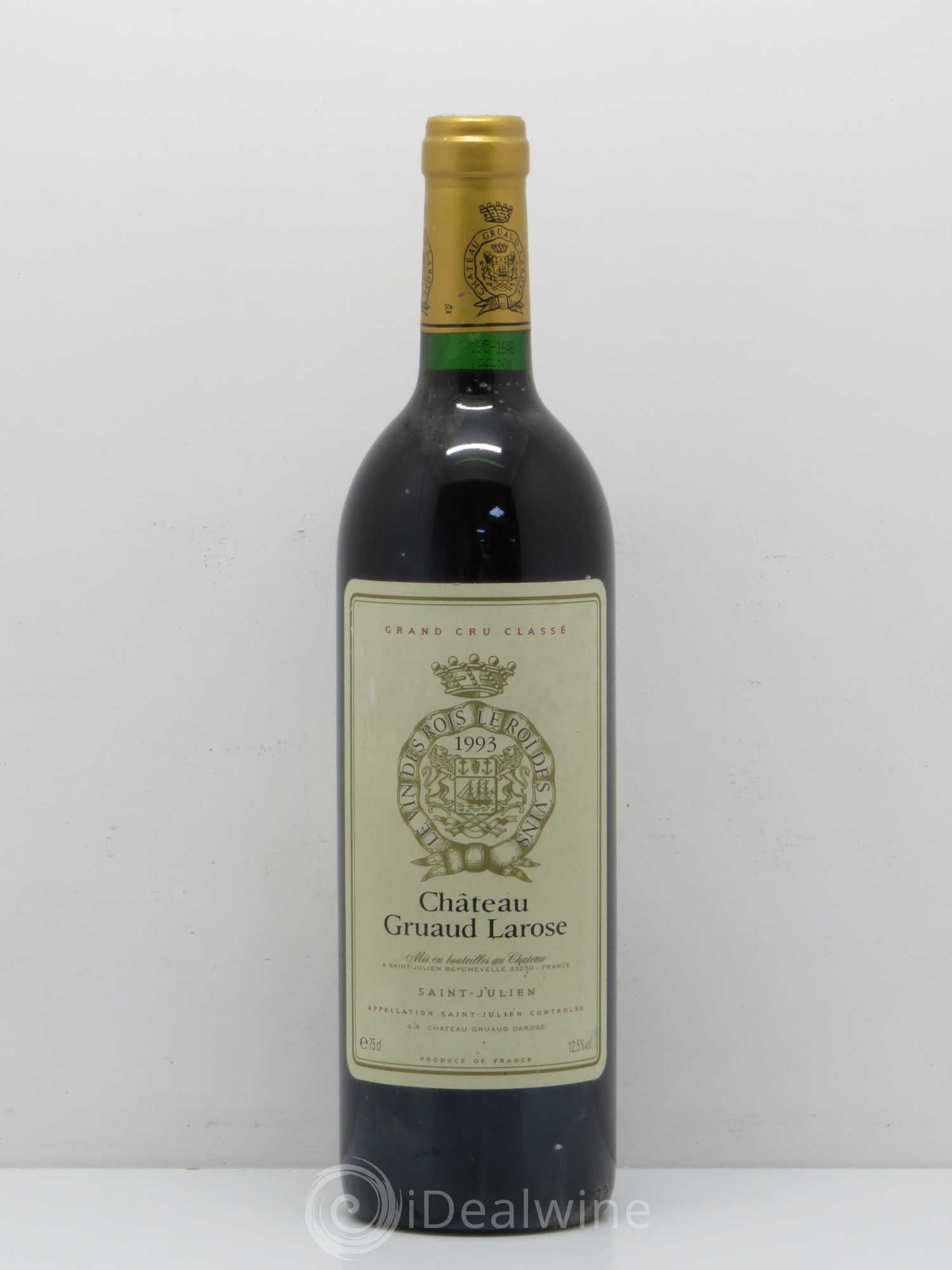 Château Gruaud Larose 2ème Grand Cru Classé 1993 - Lot de 1 bouteille - 0