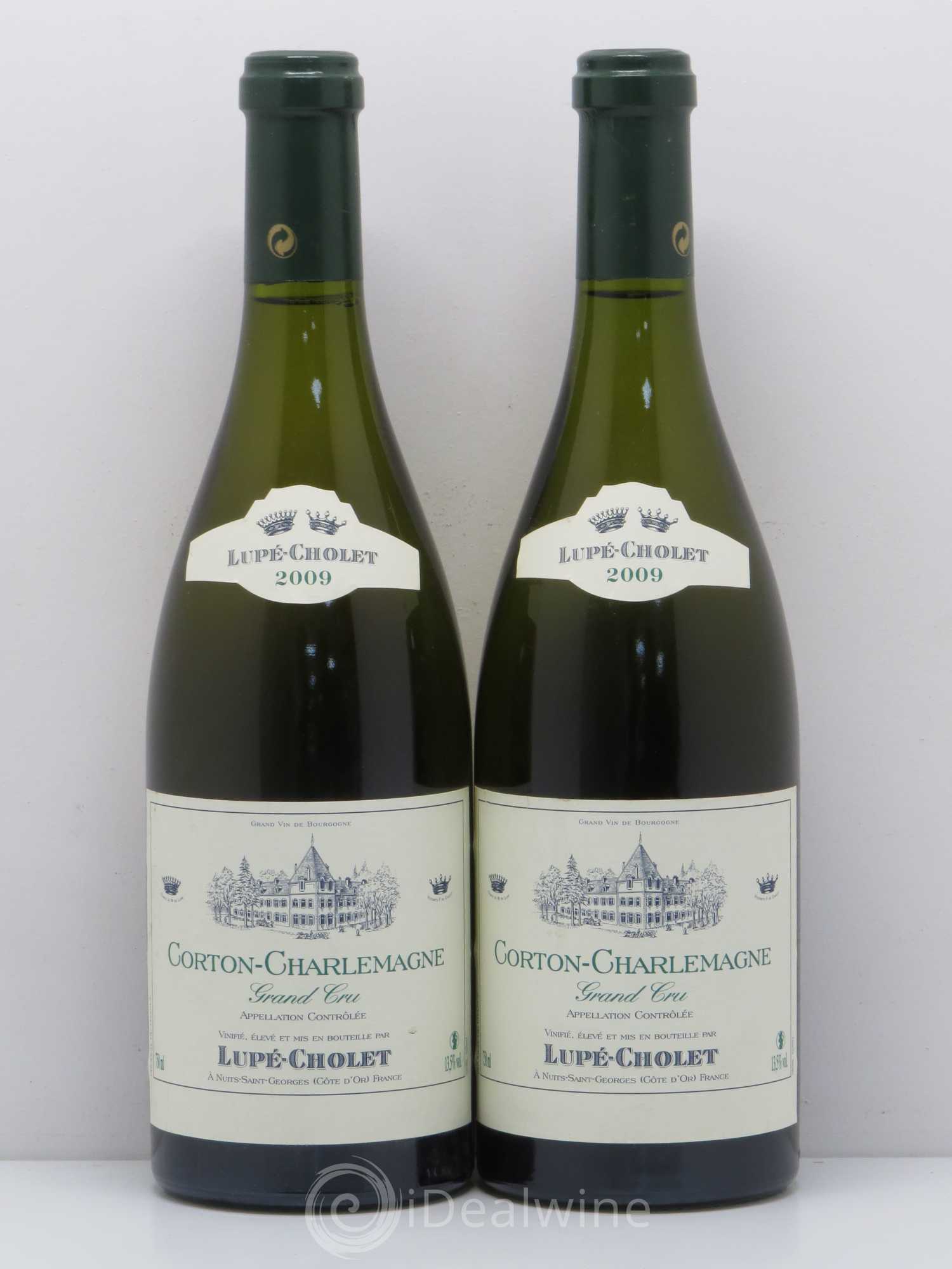 Corton-Charlemagne Grand Cru Lupe Cholet 2009 - Lot de 2 bouteilles - 0