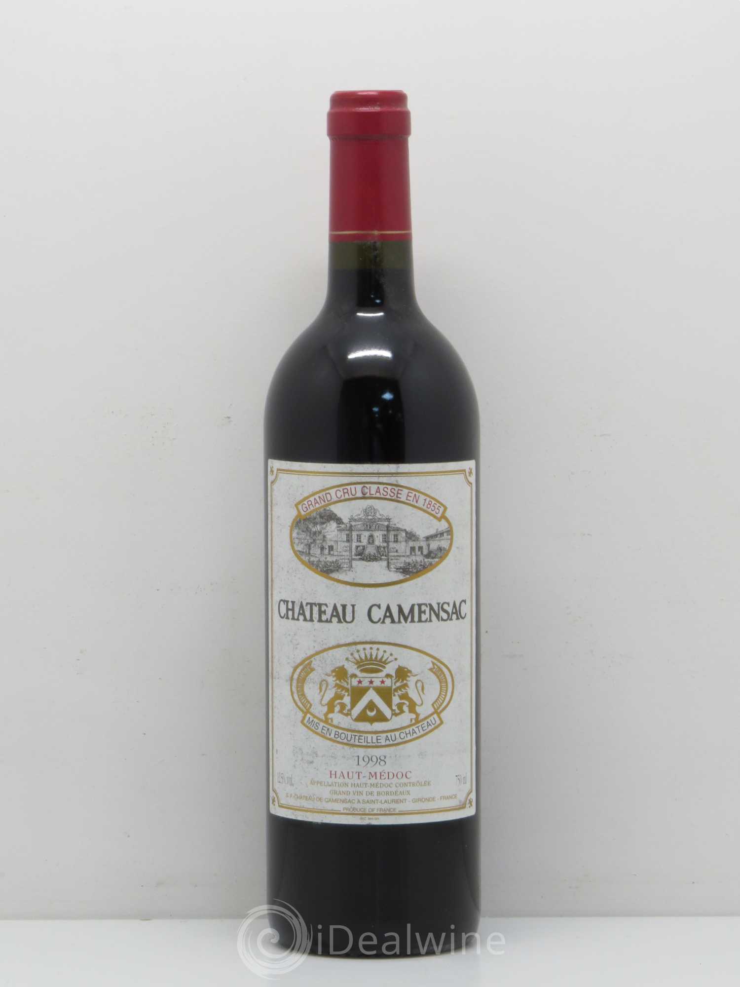 Château Camensac 5ème Grand Cru Classé 1998 - Lot de 1 bouteille - 0