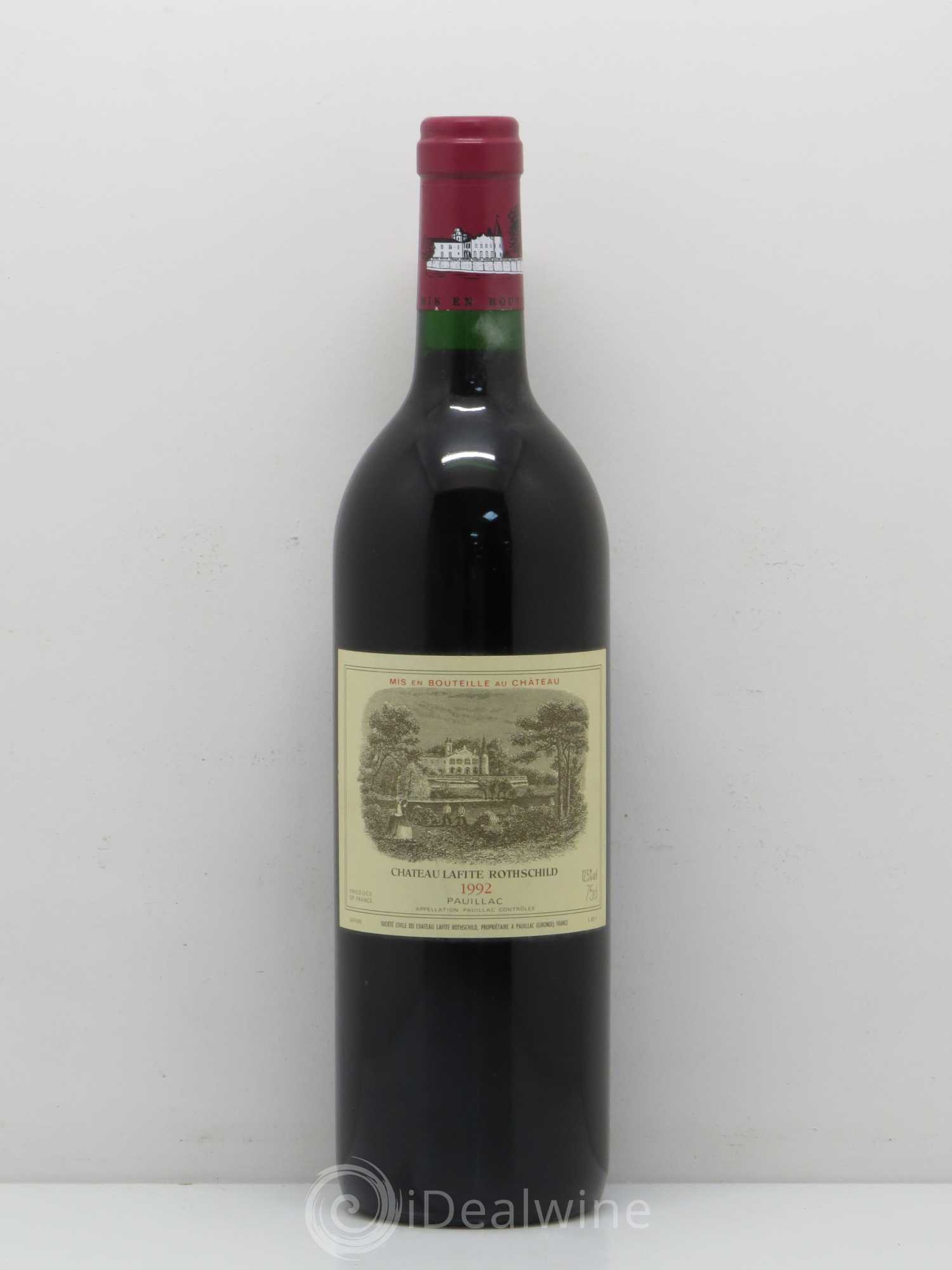 Château Lafite Rothschild 1er Grand Cru Classé 1992 - Lot de 1 bouteille - 0