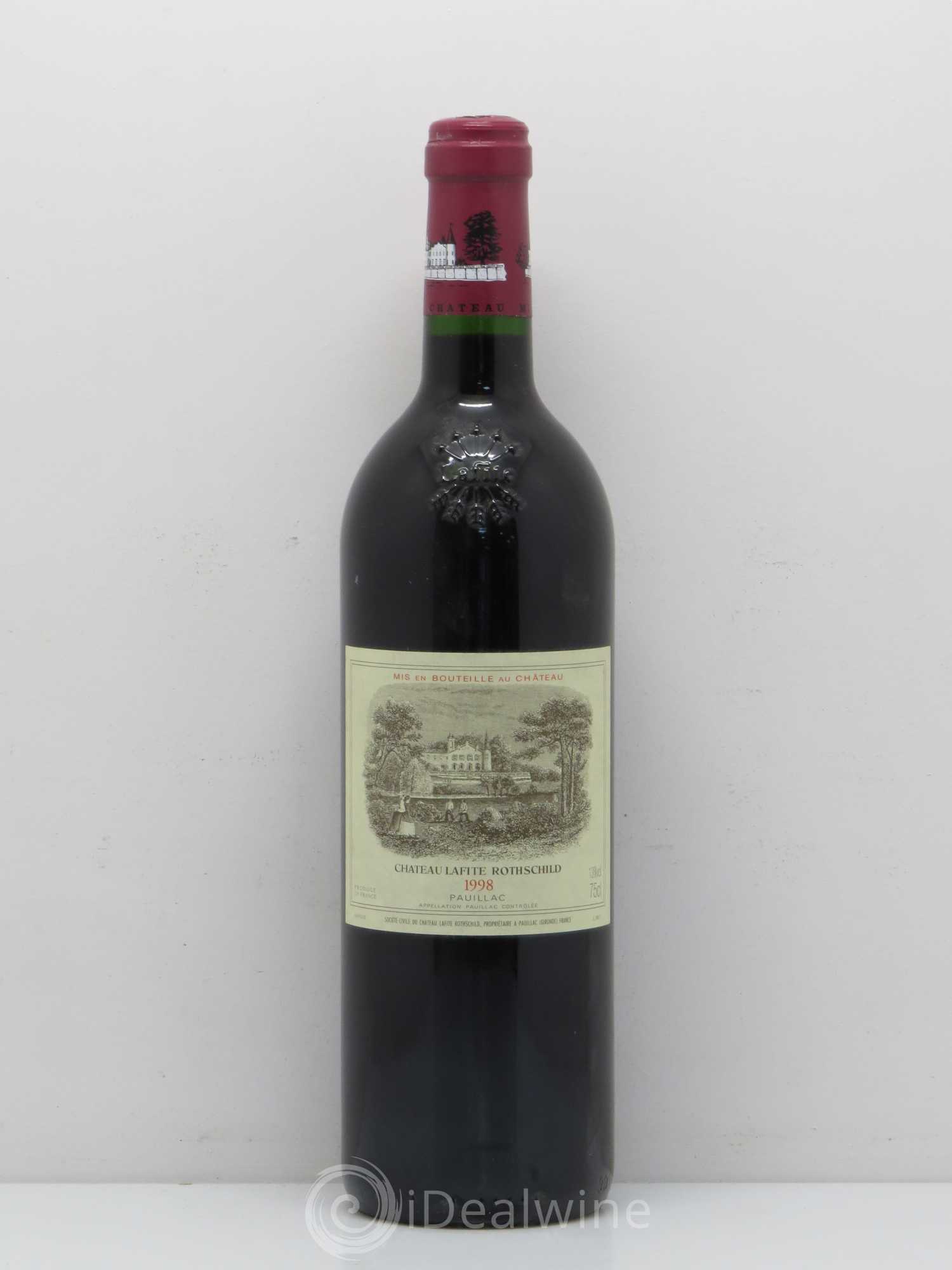 Château Lafite Rothschild 1er Grand Cru Classé 1998 - Lot de 1 bouteille - 0