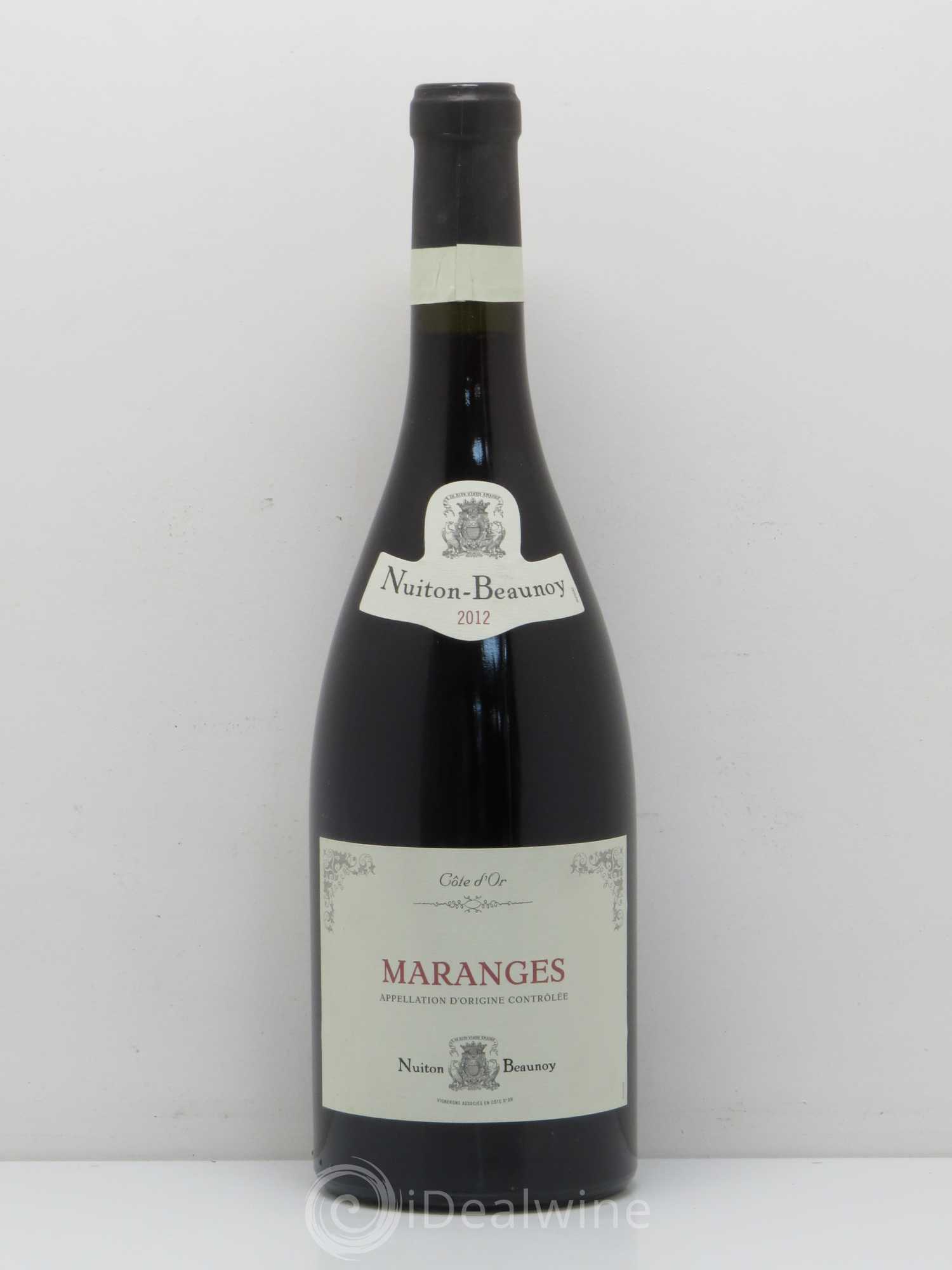 Maranges Nuiton-Beaunoy 2012 - Lot de 1 bouteille - 0