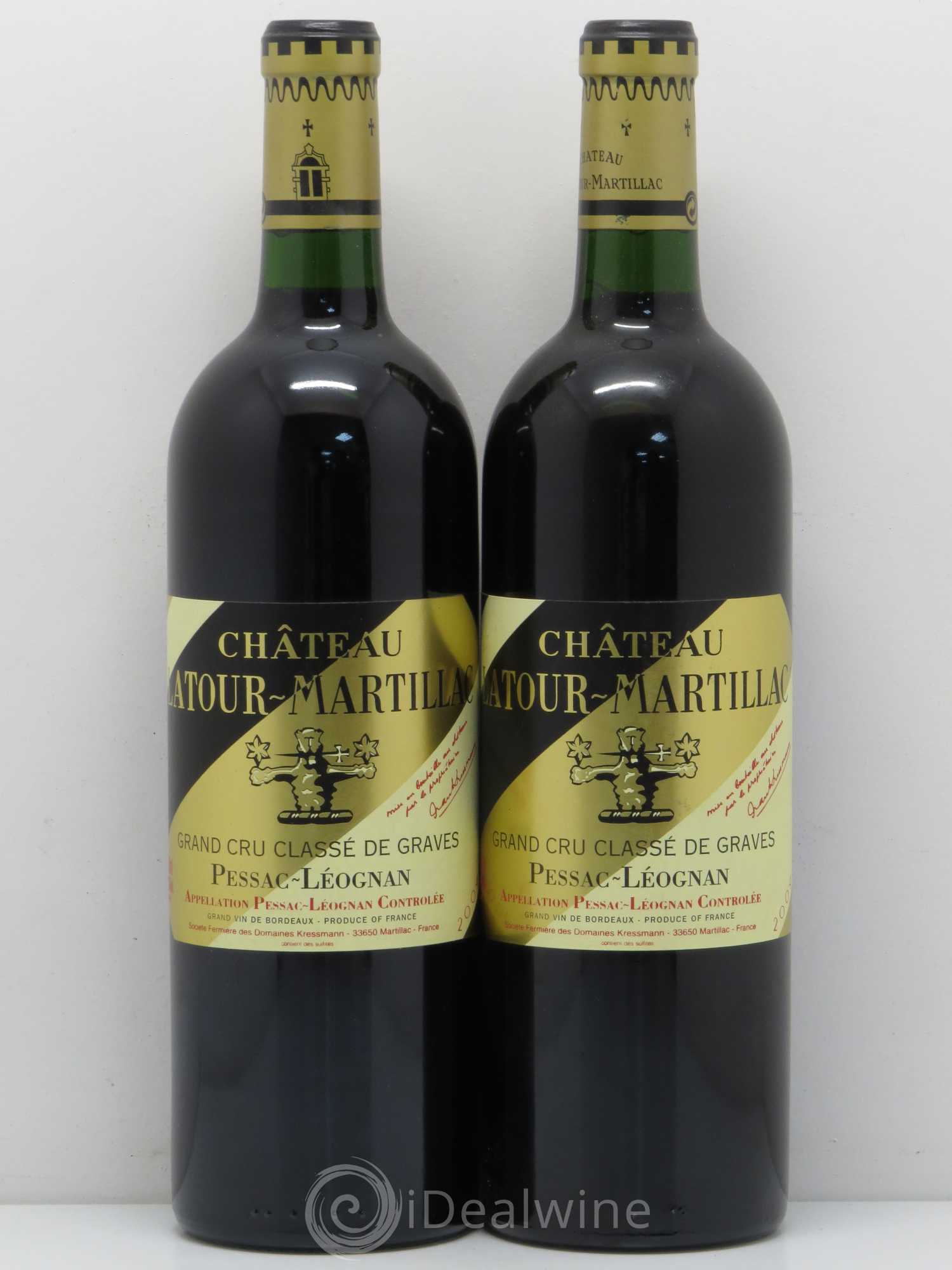 Château Latour-Martillac Cru Classé de Graves 2004 - Lot de 2 bouteilles - 0