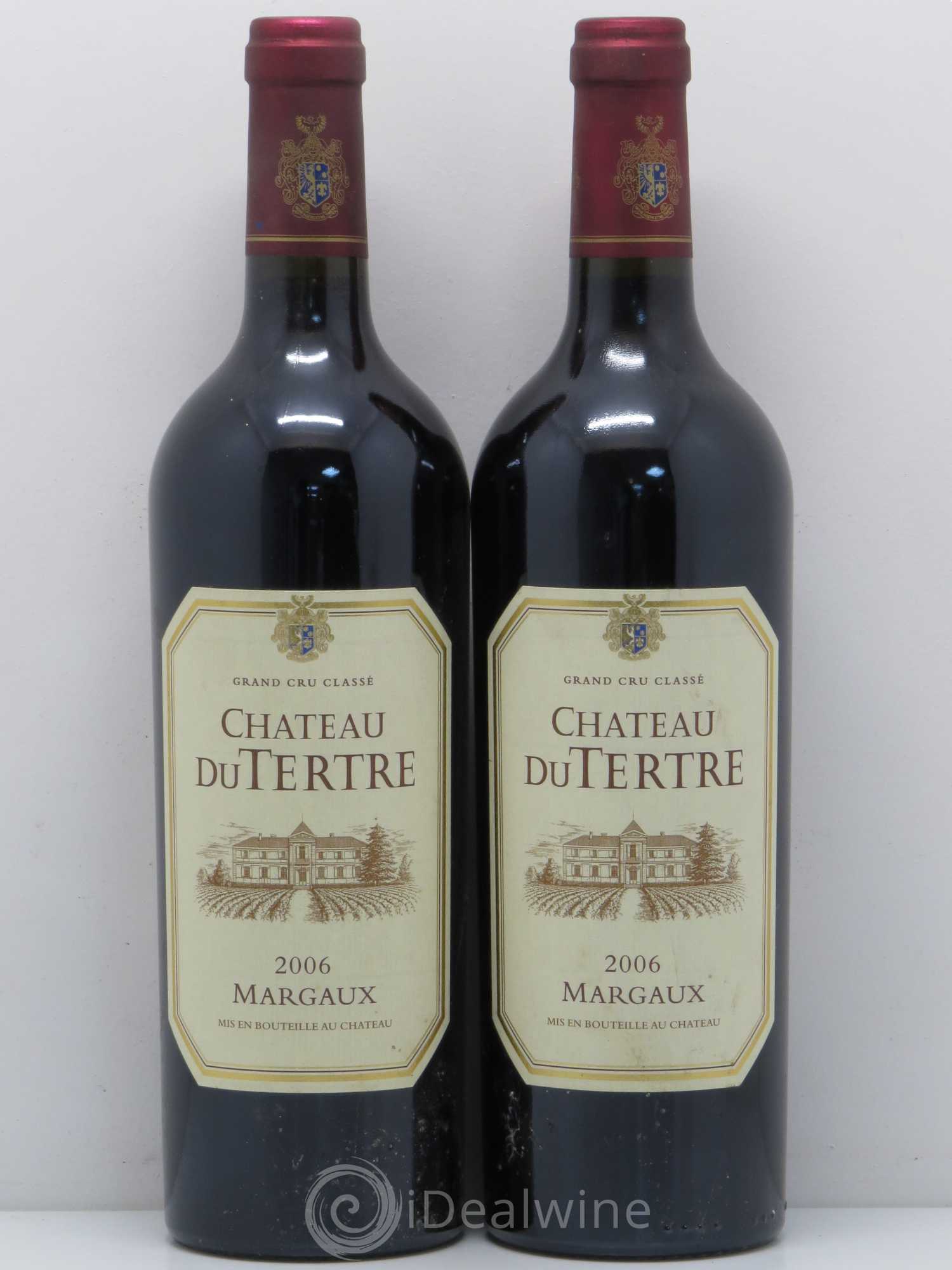 Château du Tertre 5ème Grand Cru Classé 2006 - Lot de 2 bouteilles - 0
