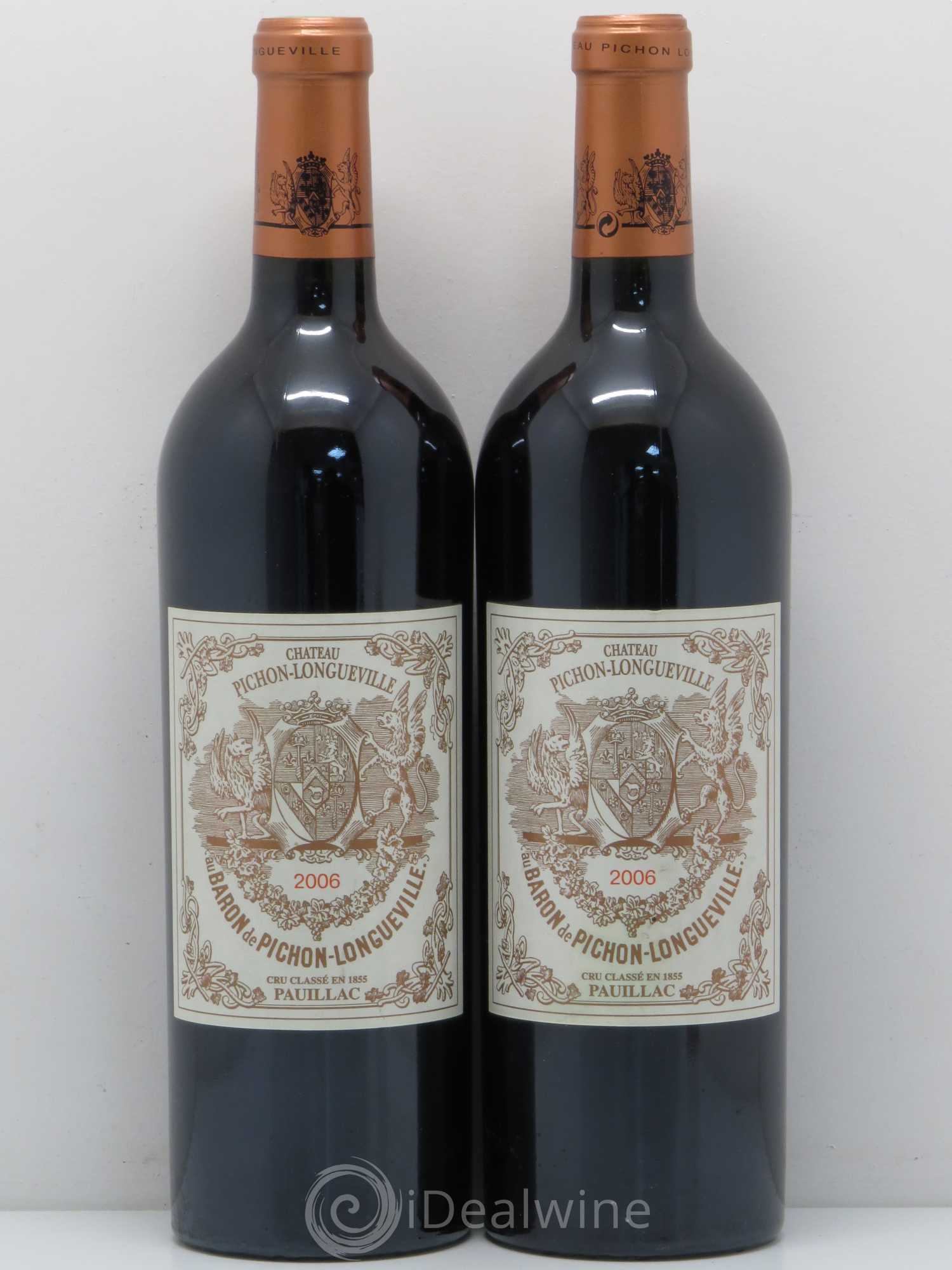Pichon Longueville Baron 2ème Grand Cru Classé 2006 - Lot de 2 bouteilles - 0