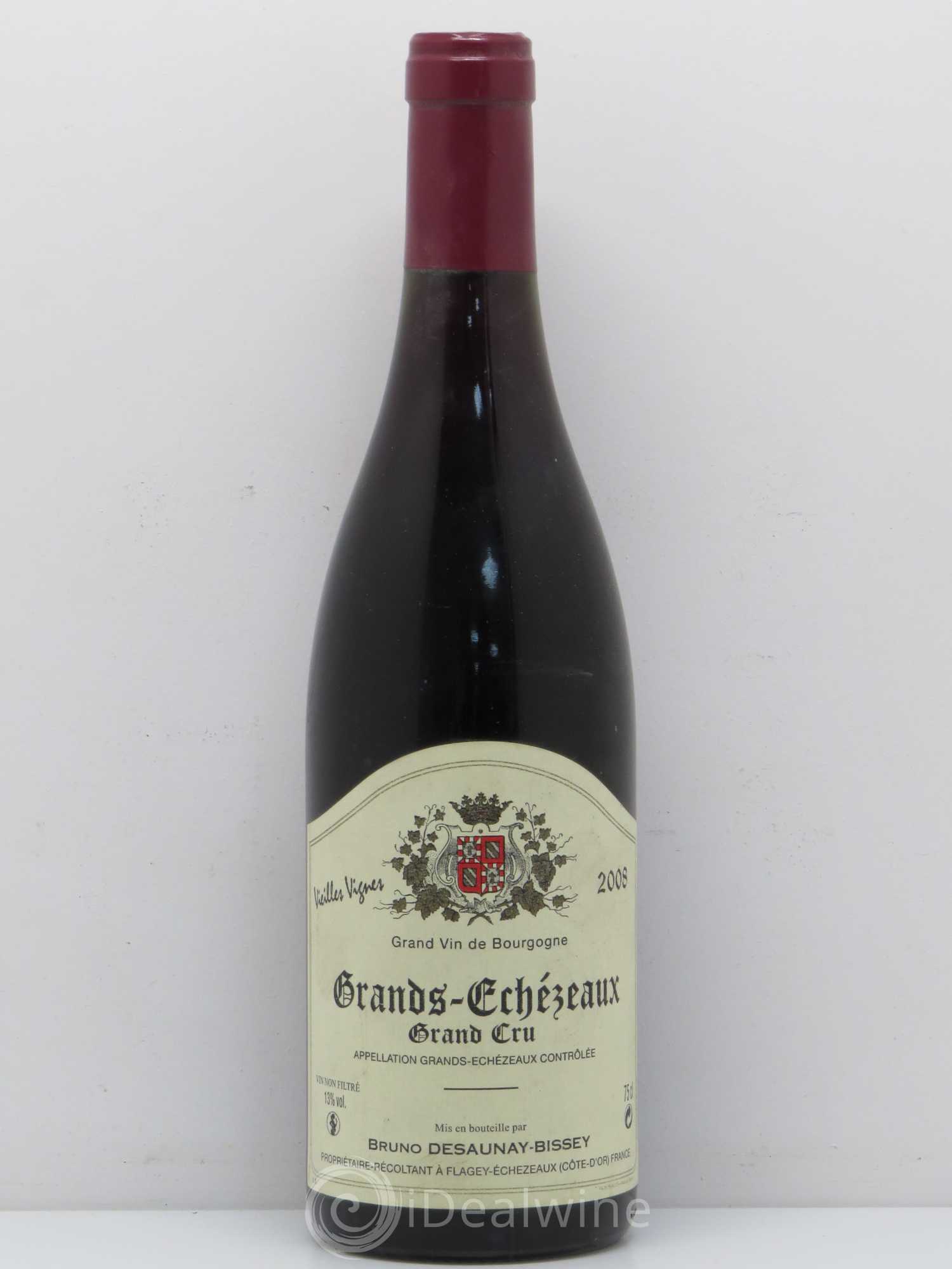 Grands-Echezeaux Grand Cru Vieilles Vignes Desaunay-Bissey 2008 - Posten von 1 Flasche - 0