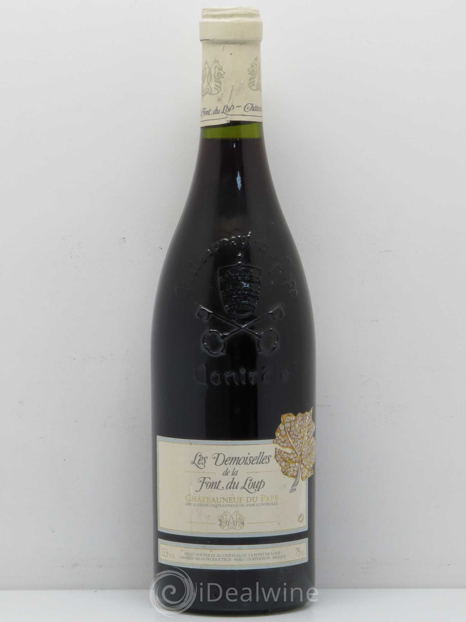 Châteauneuf-du-Pape Les Demoiselles Font du Loup 2004 - Posten von 1 Flasche - 0