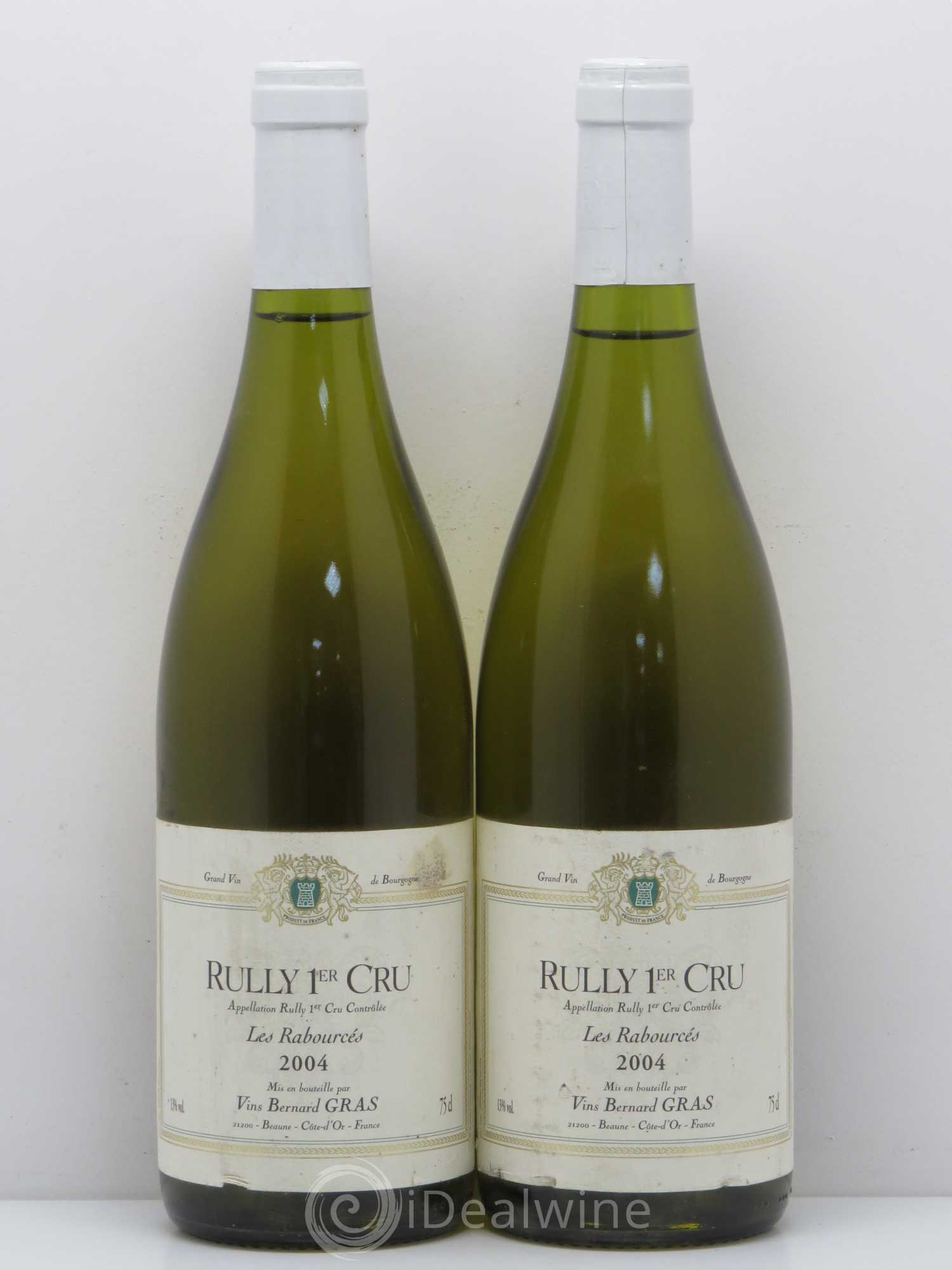Rully 1er Cru Les Rabourcés B.Gras 2004 - Posten von 2 Flaschen - 0