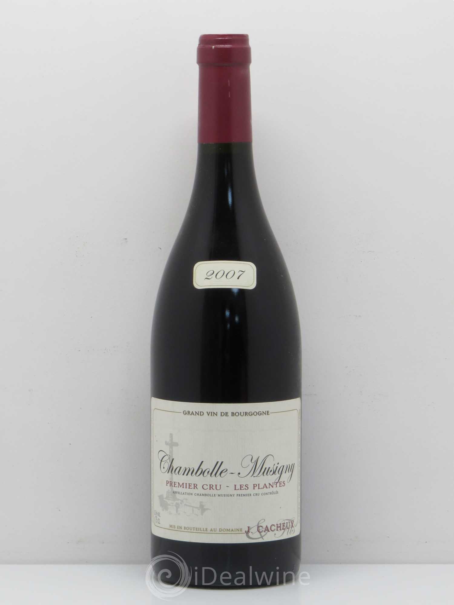 Chambolle-Musigny 1er Cru Les Plantes Cacheux 2007 - Posten von 1 Flasche - 0