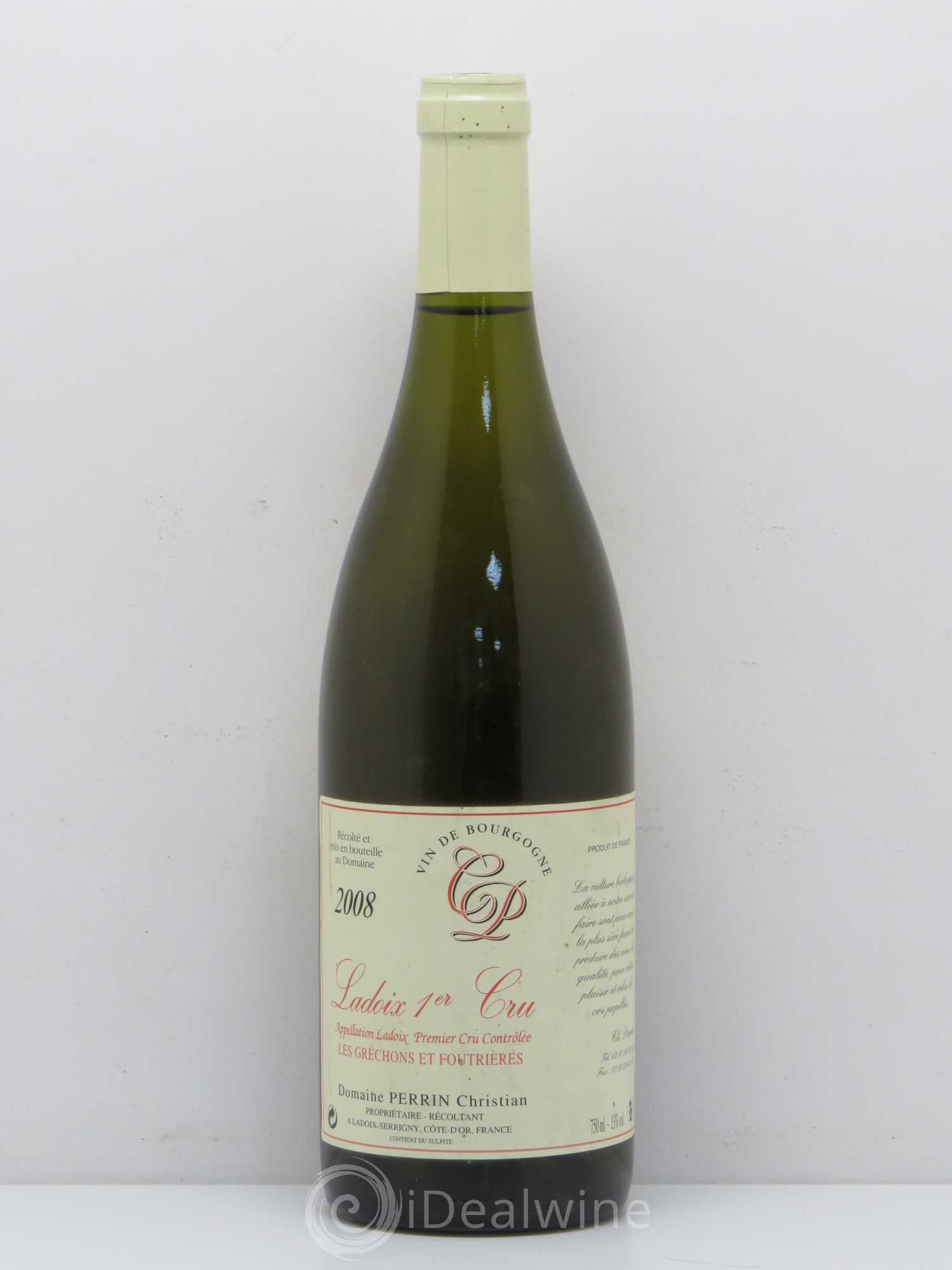 Ladoix 1er Cru Les Grechons et Foutrières Perrin 2008 - Posten von 1 Flasche - 0