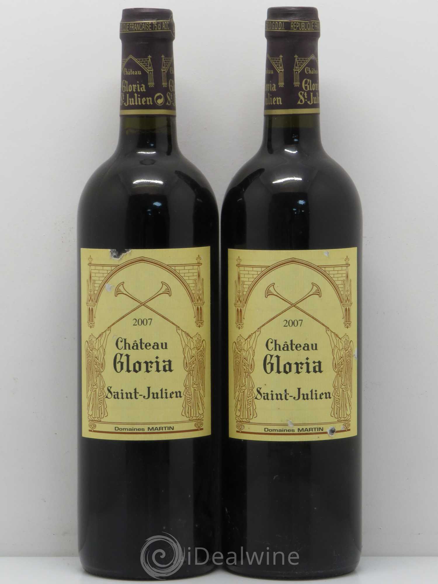 Château Gloria 2007 - Lot de 2 bouteilles - 0