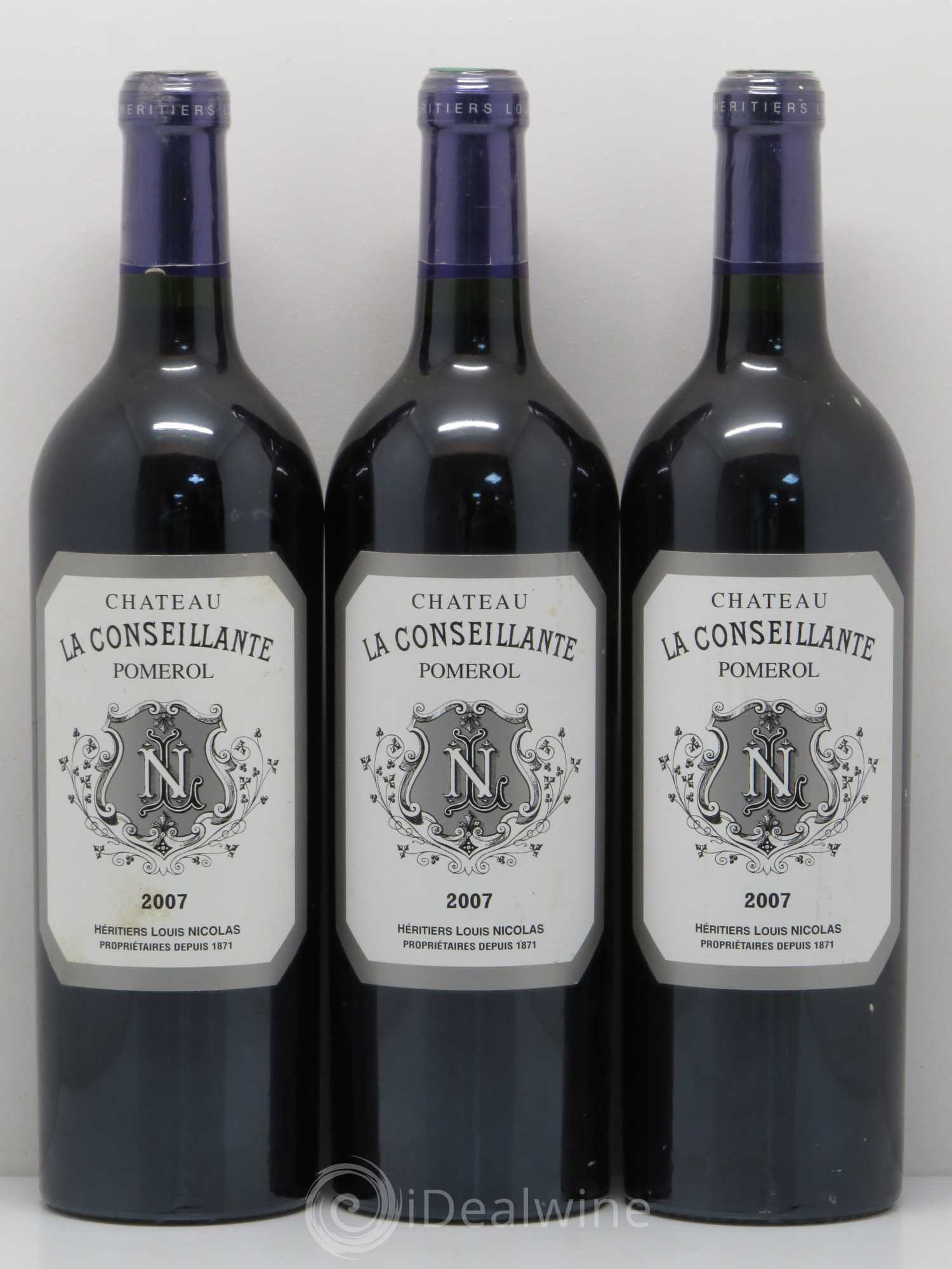 Château la Conseillante 2007 - Lot de 3 bouteilles - 0