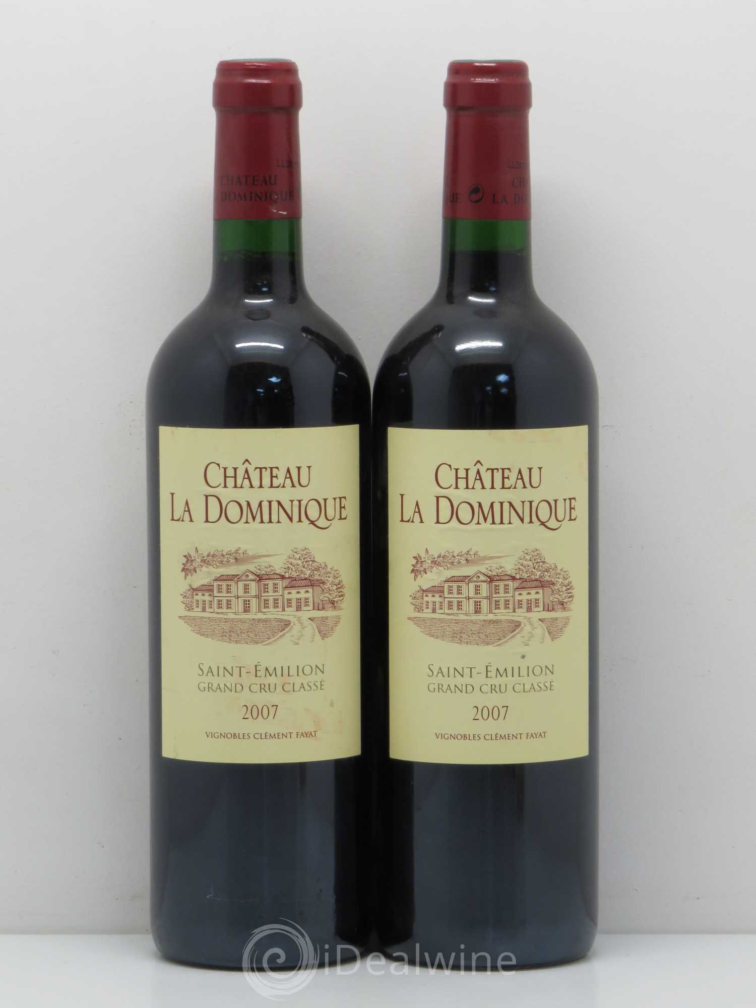 Château la Dominique Grand Cru Classé 2007 - Lot de 2 bouteilles - 0