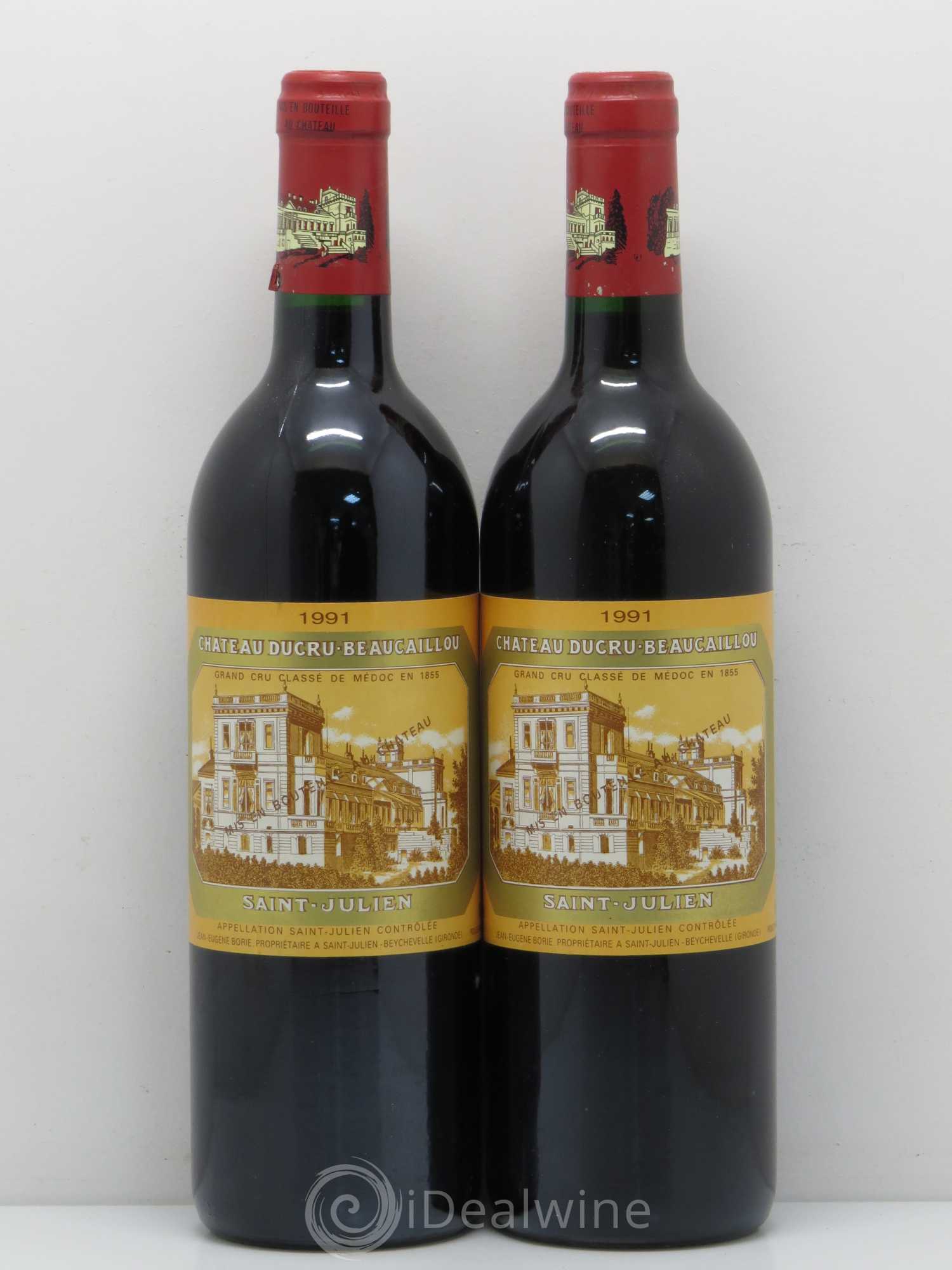 Château Ducru Beaucaillou 2ème Grand Cru Classé 1991 - Lot de 2 bouteilles - 0