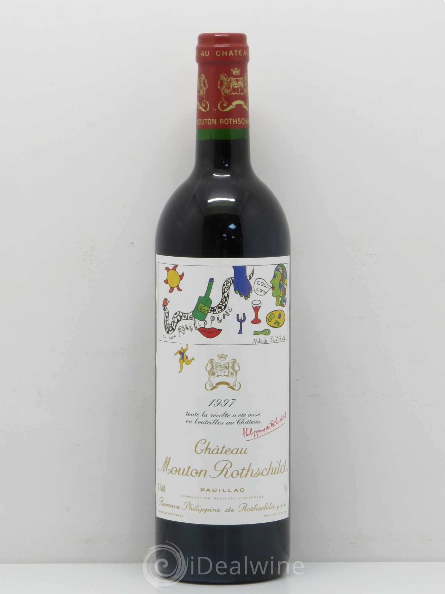 Château Mouton Rothschild 1er Grand Cru Classé 1997 - Lot de 1 bouteille - 0