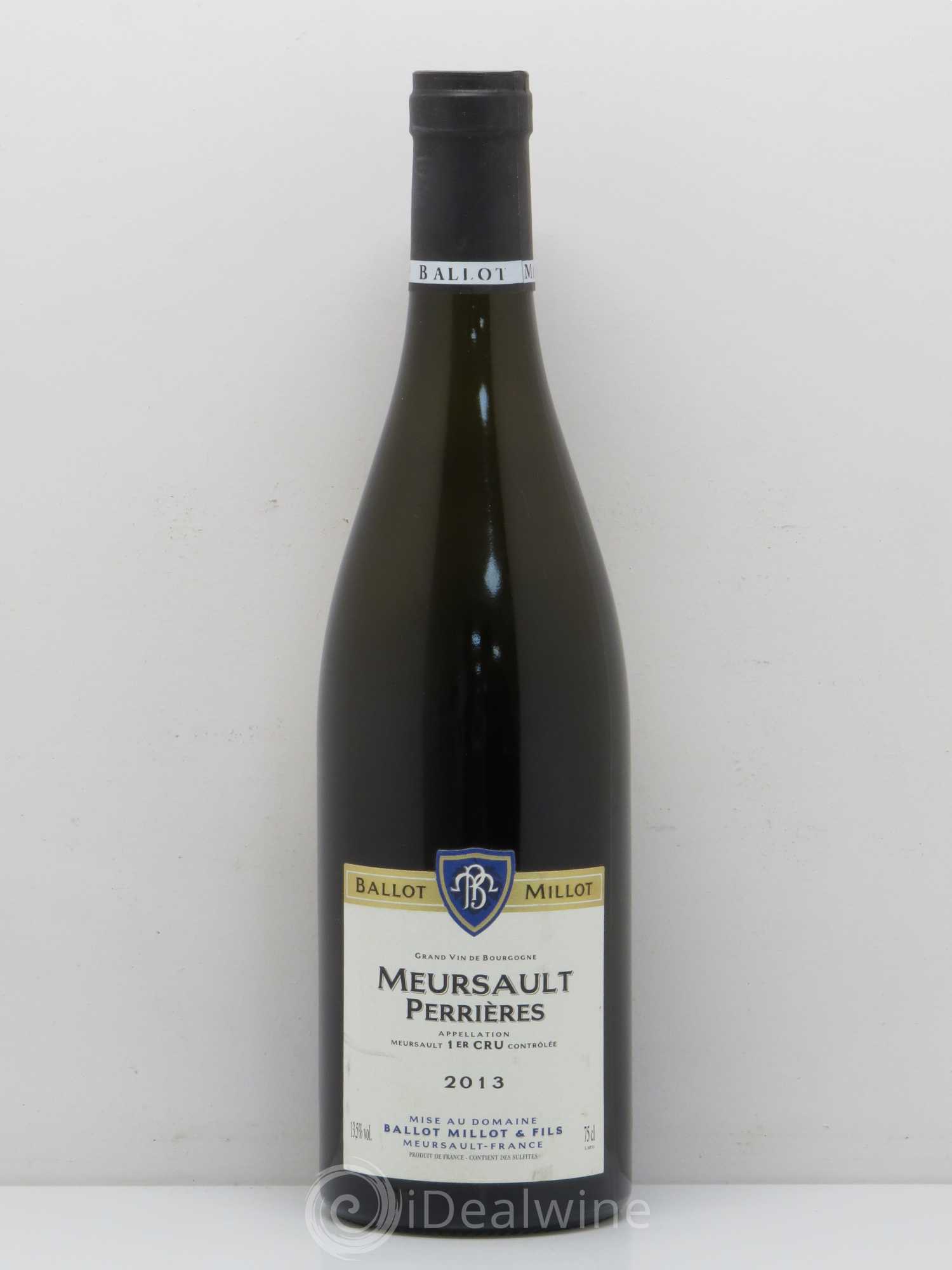 Meursault 1er Cru Perrieres Ballot Millot 2013 - Posten von 1 Flasche - 0