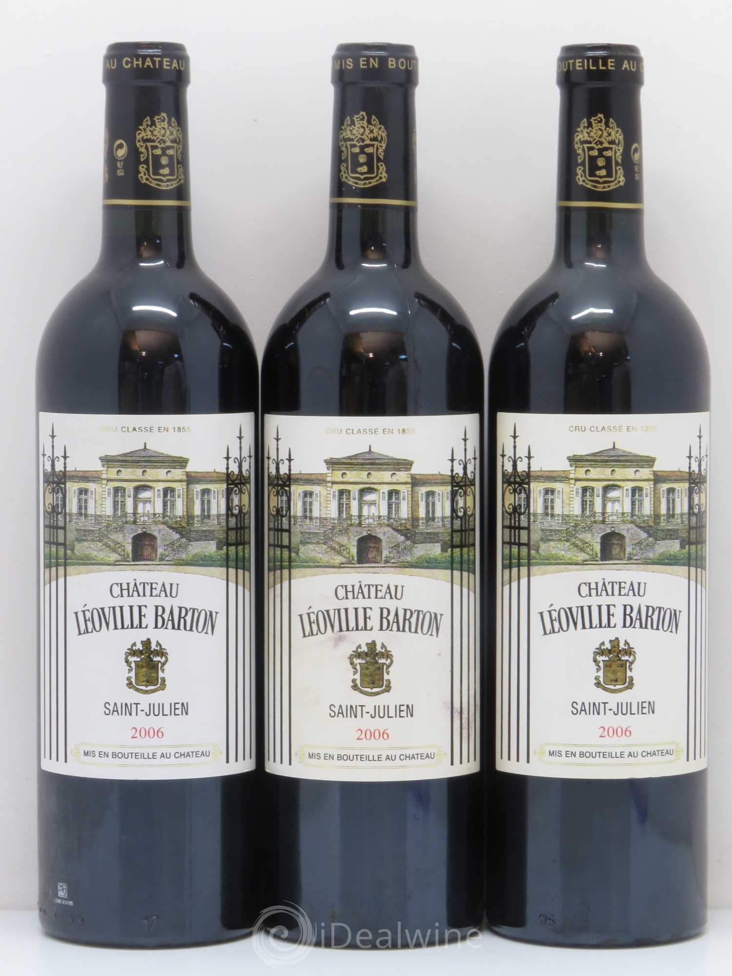 Château Léoville Barton 2ème Grand Cru Classé 2006 - Lot de 6 bouteilles - 1