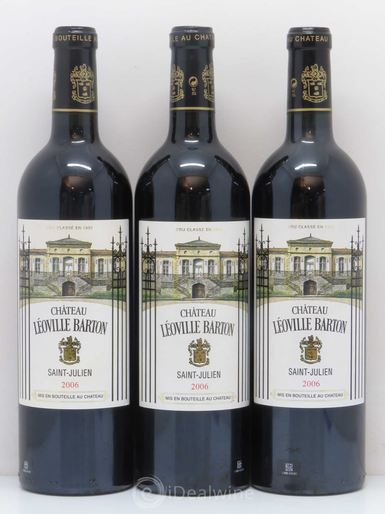 Château Léoville Barton 2ème Grand Cru Classé 2006 - Lot de 6 bouteilles - 2