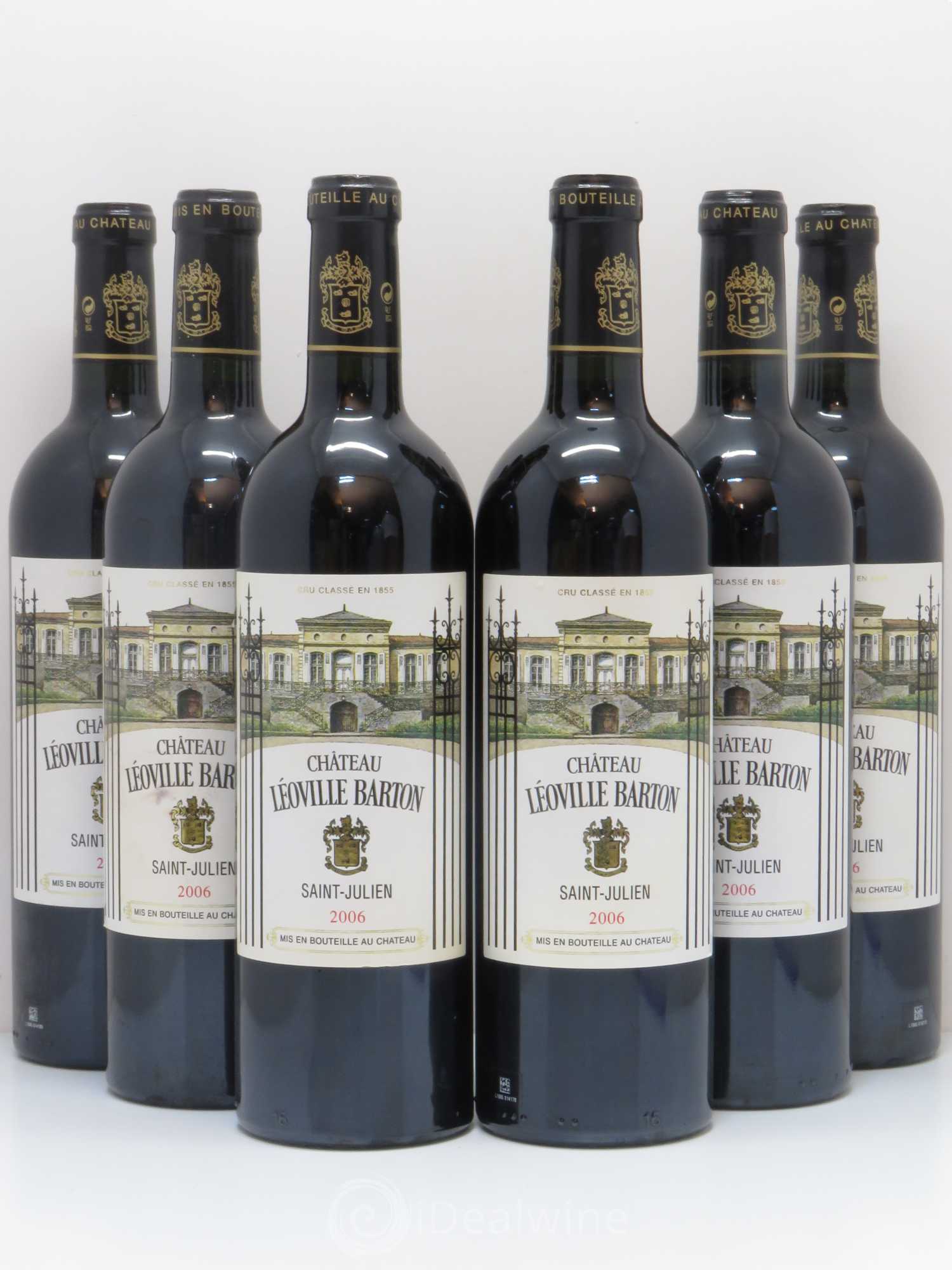 Château Léoville Barton 2ème Grand Cru Classé 2006 - Lot de 6 bouteilles - 0