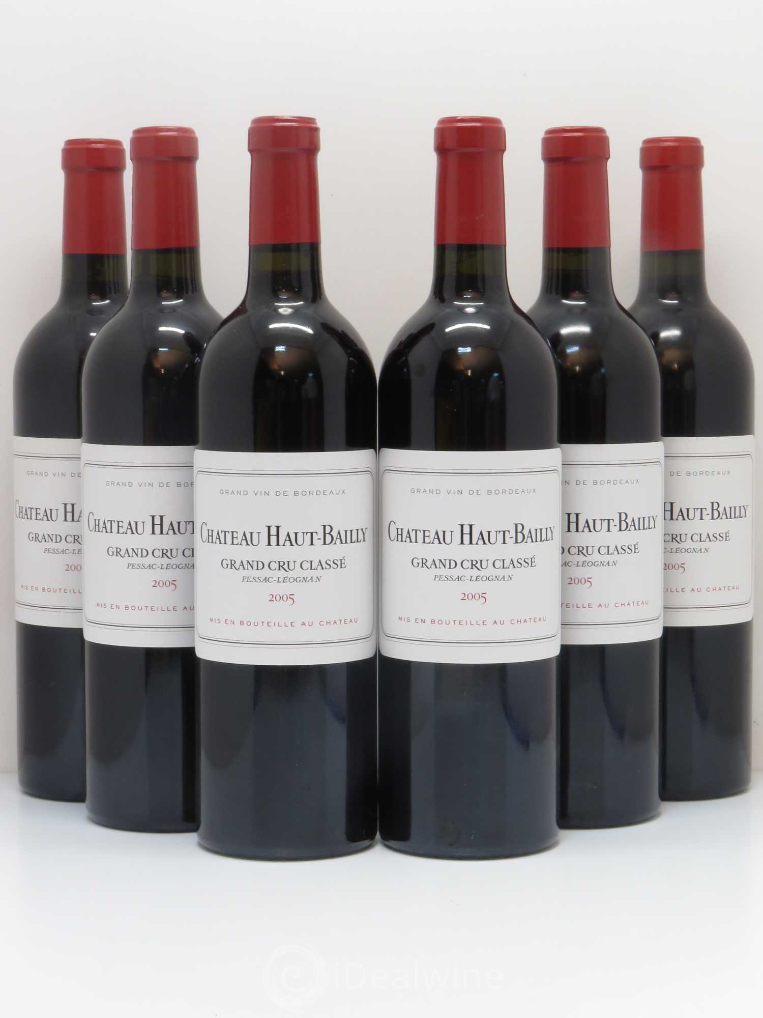Château Haut-Bailly Cru Classé de Graves 2005 - Lot de 6 bouteilles - 0