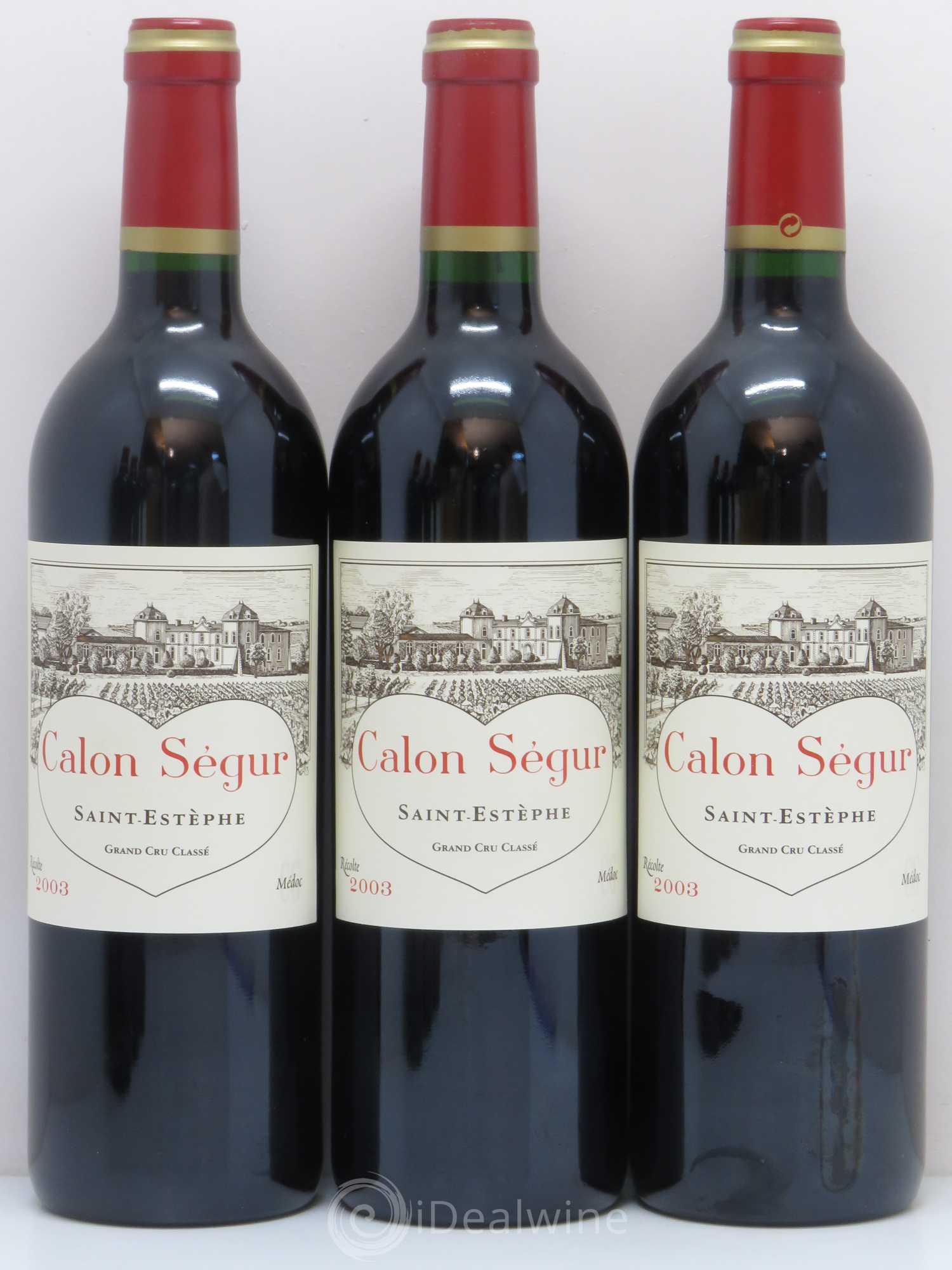 Château Calon Ségur 3ème Grand Cru Classé 2000 - Lot de 6 bouteilles - 1