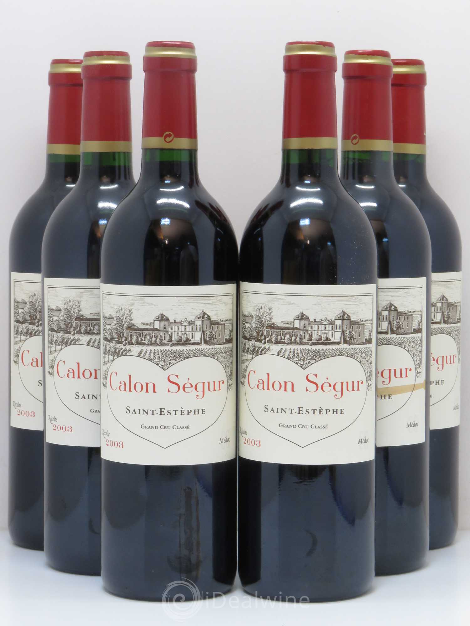 Château Calon Ségur 3ème Grand Cru Classé 2000 - Lot de 6 bouteilles - 0