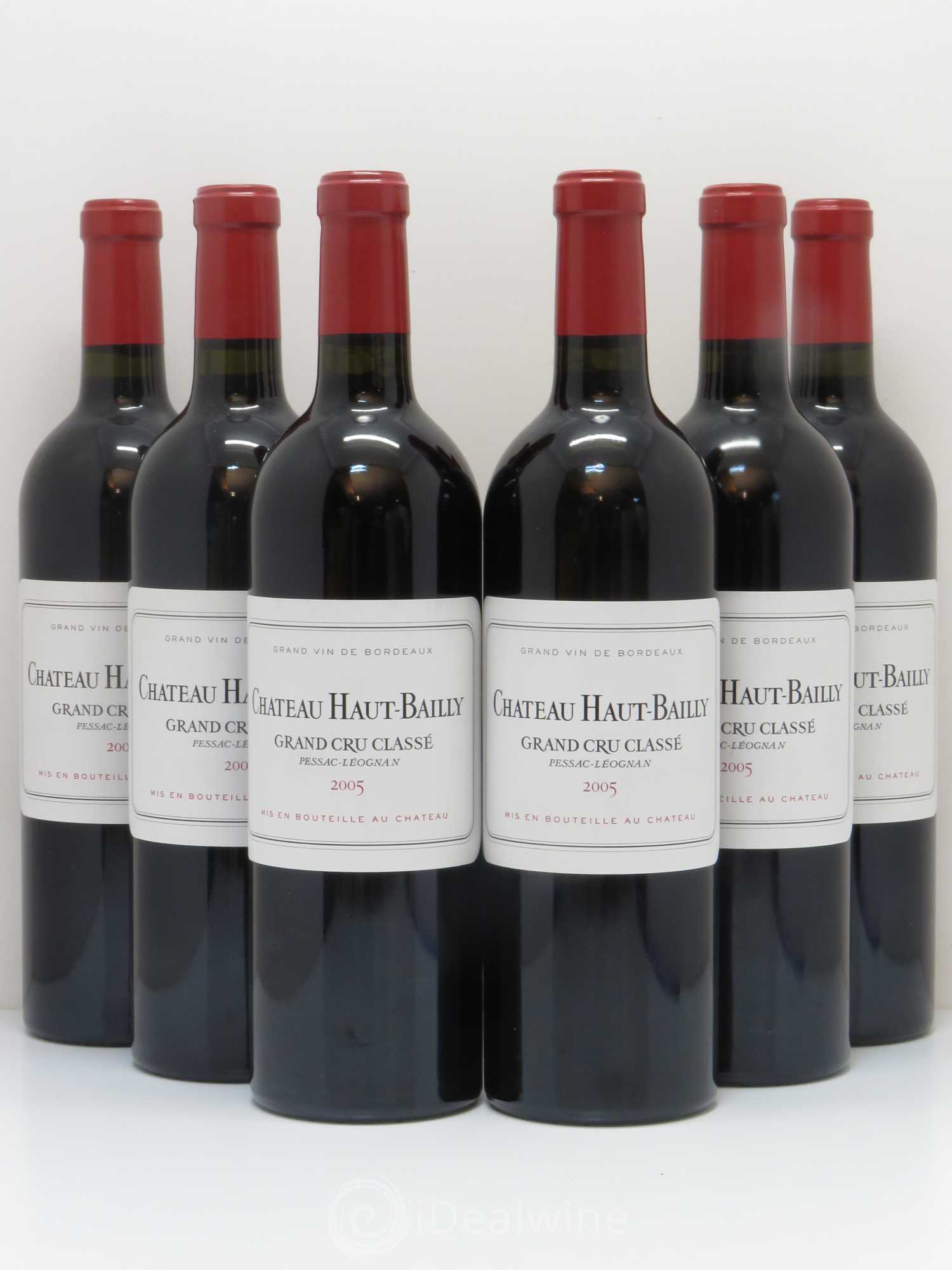 Château Haut-Bailly Cru Classé de Graves 2005 - Lot de 6 bouteilles - 0