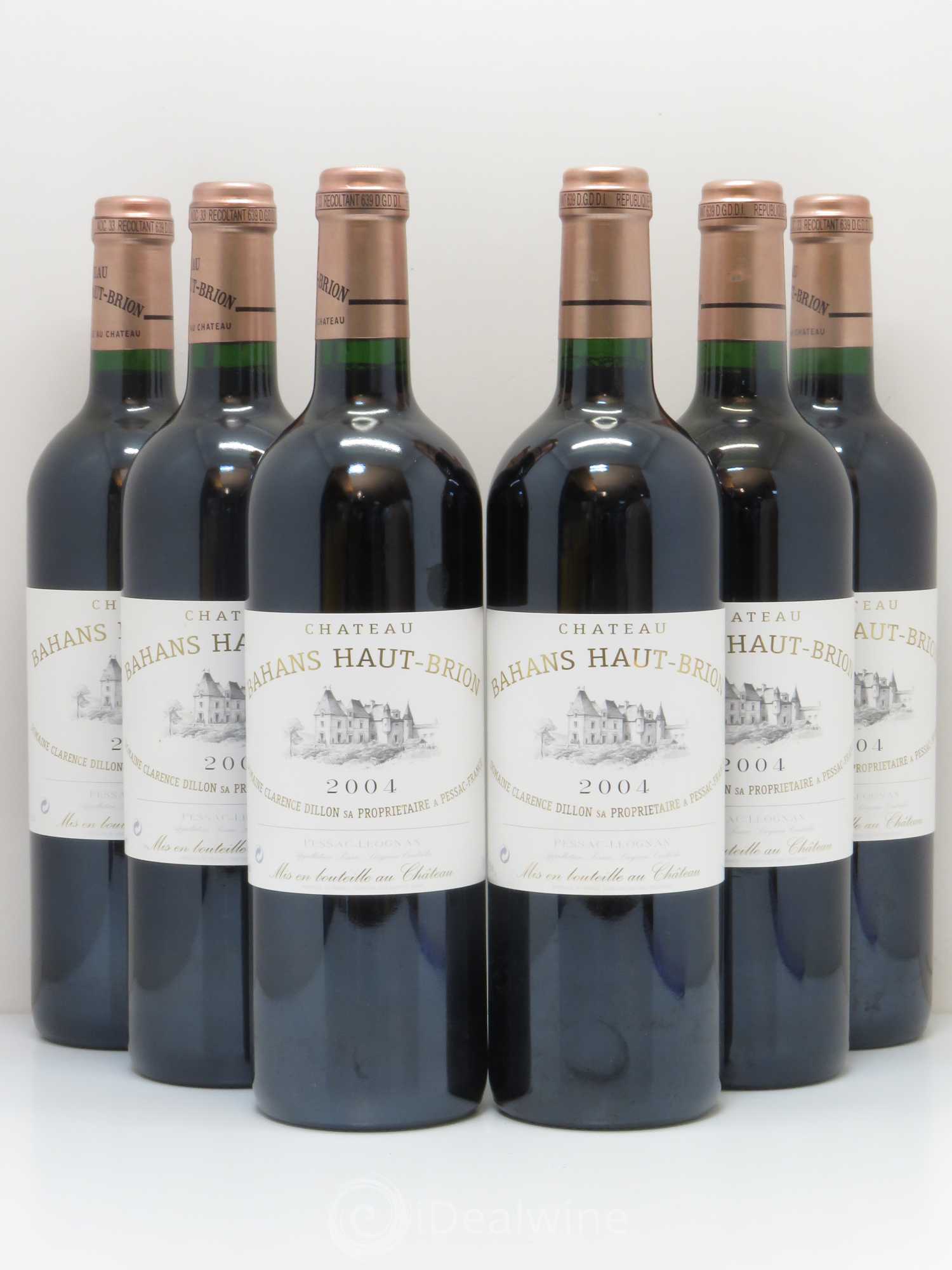 Clarence (Bahans) de Haut-Brion Second Vin 2004 - Lot de 6 bouteilles - 0