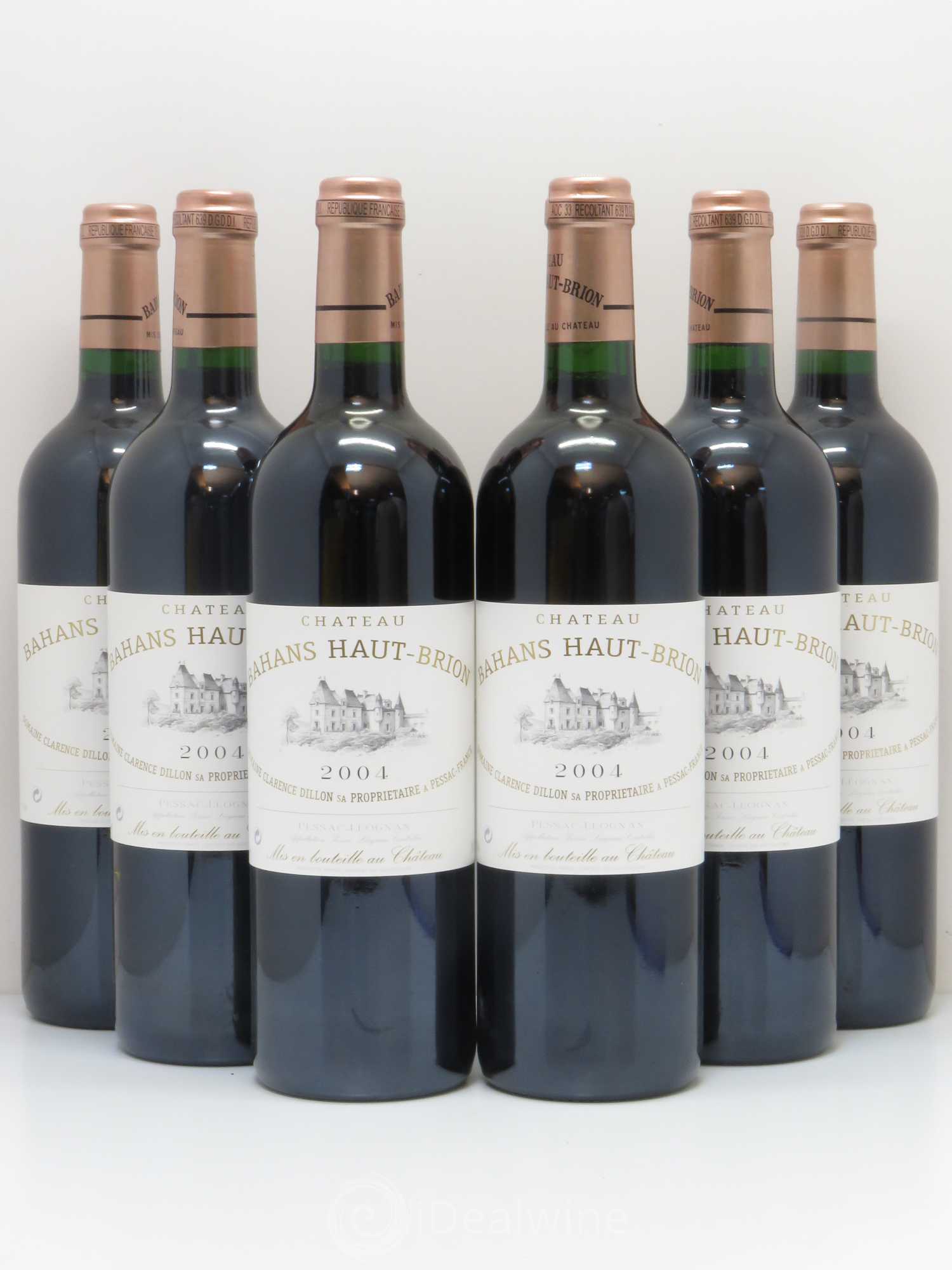 Clarence (Bahans) de Haut-Brion Second Vin 2004 - Lot de 6 bouteilles - 0