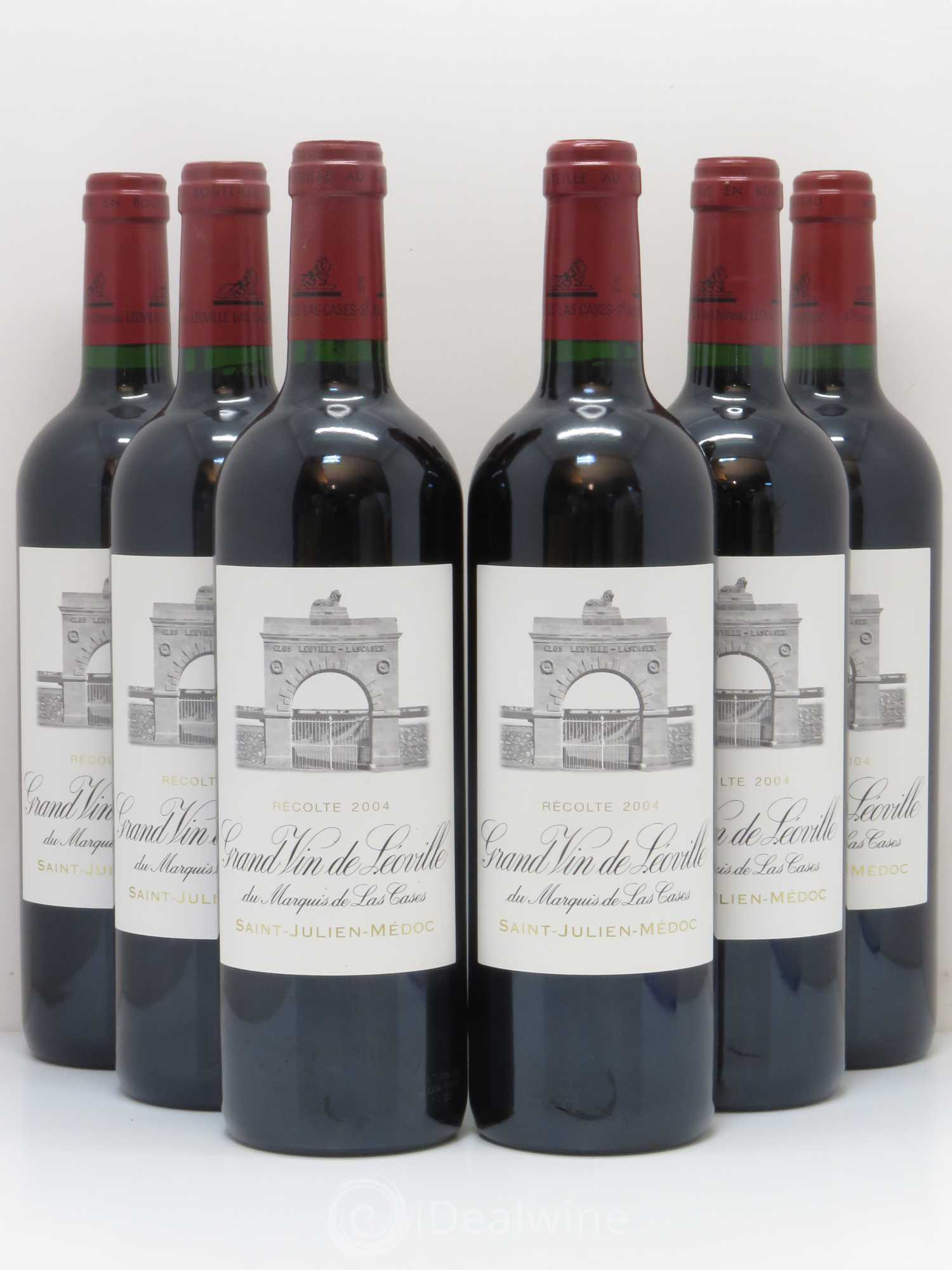 Château Léoville Las Cases 2ème Grand Cru Classé 2004 - Lot de 6 bouteilles - 0