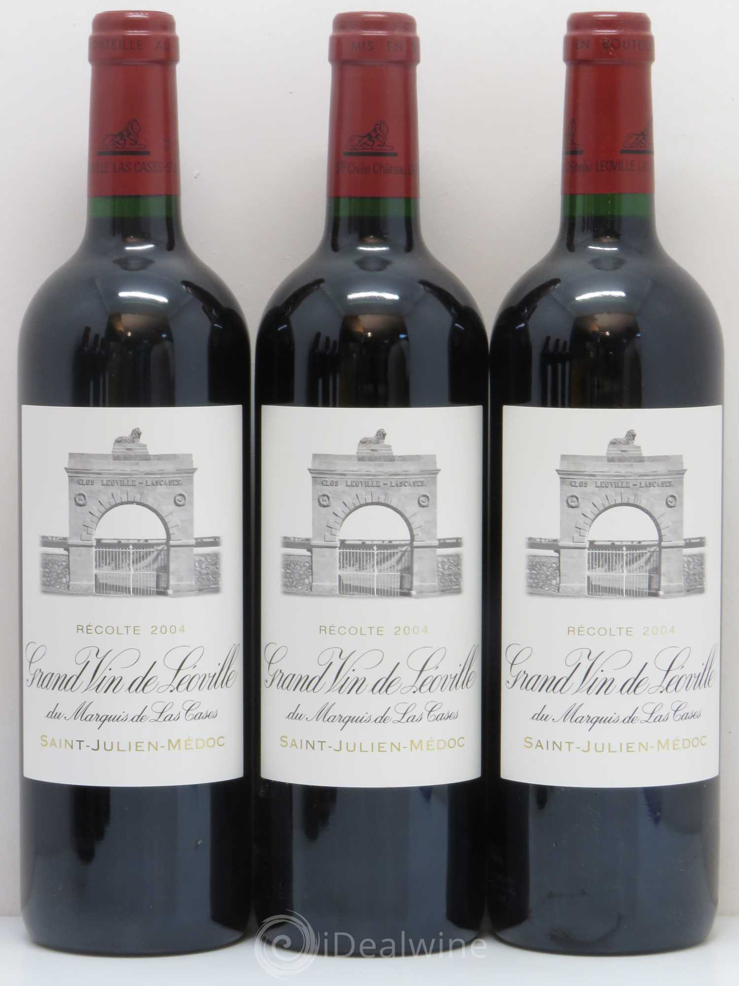 Château Léoville Las Cases 2ème Grand Cru Classé 2004 - Lot de 6 bouteilles - 1