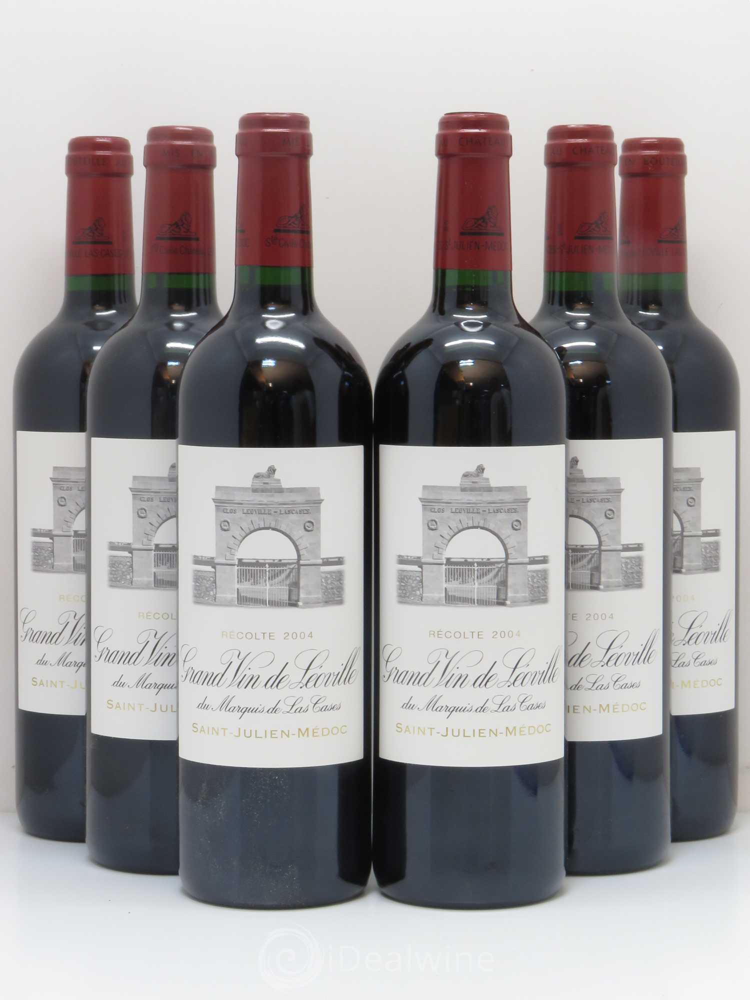 Château Léoville Las Cases 2ème Grand Cru Classé 2004 - Lot de 6 bouteilles - 0