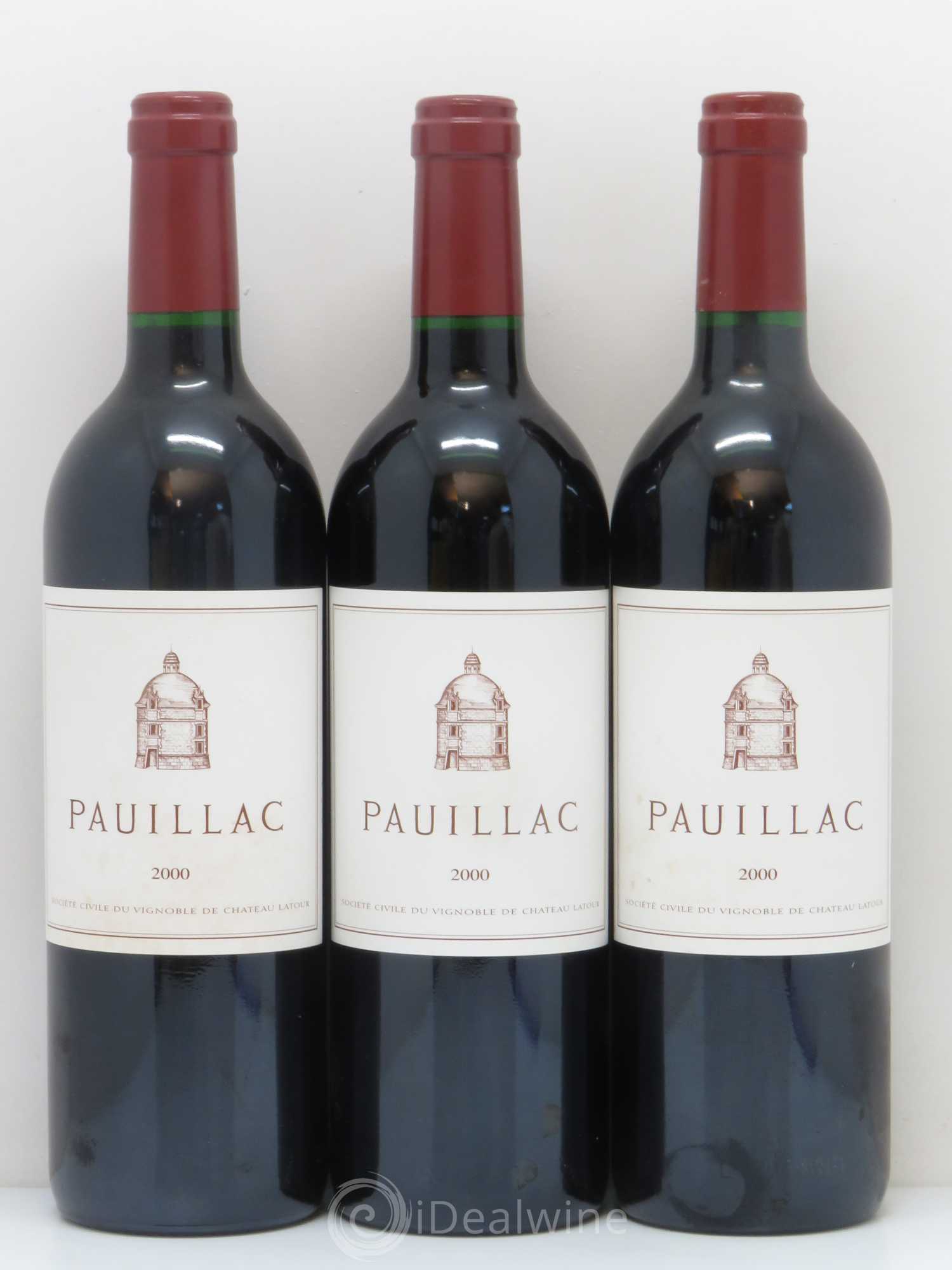 Pauillac de Château Latour 2000 - Lot de 12 bouteilles - 1