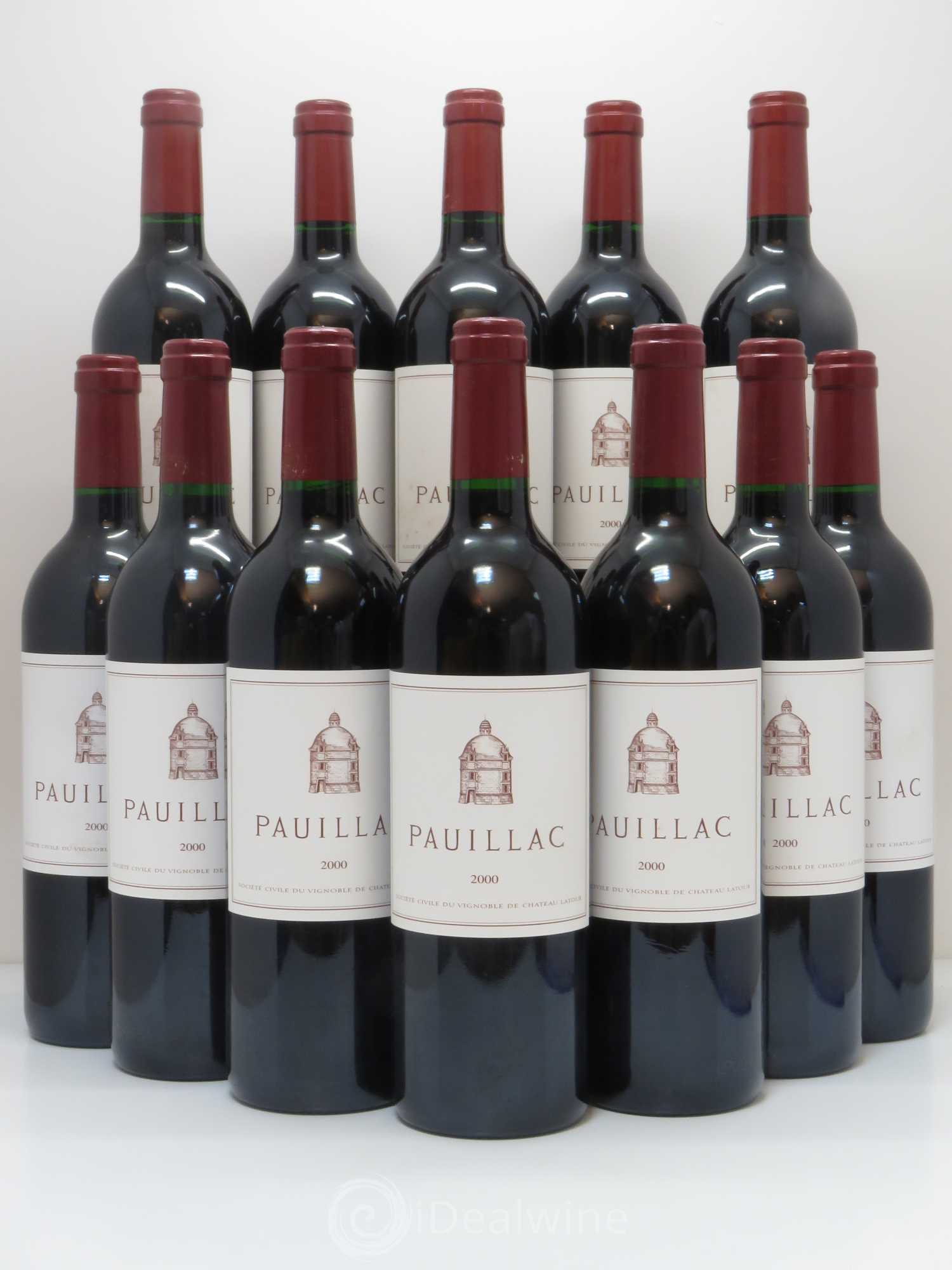 Pauillac de Château Latour 2000 - Lot de 12 bouteilles - 0