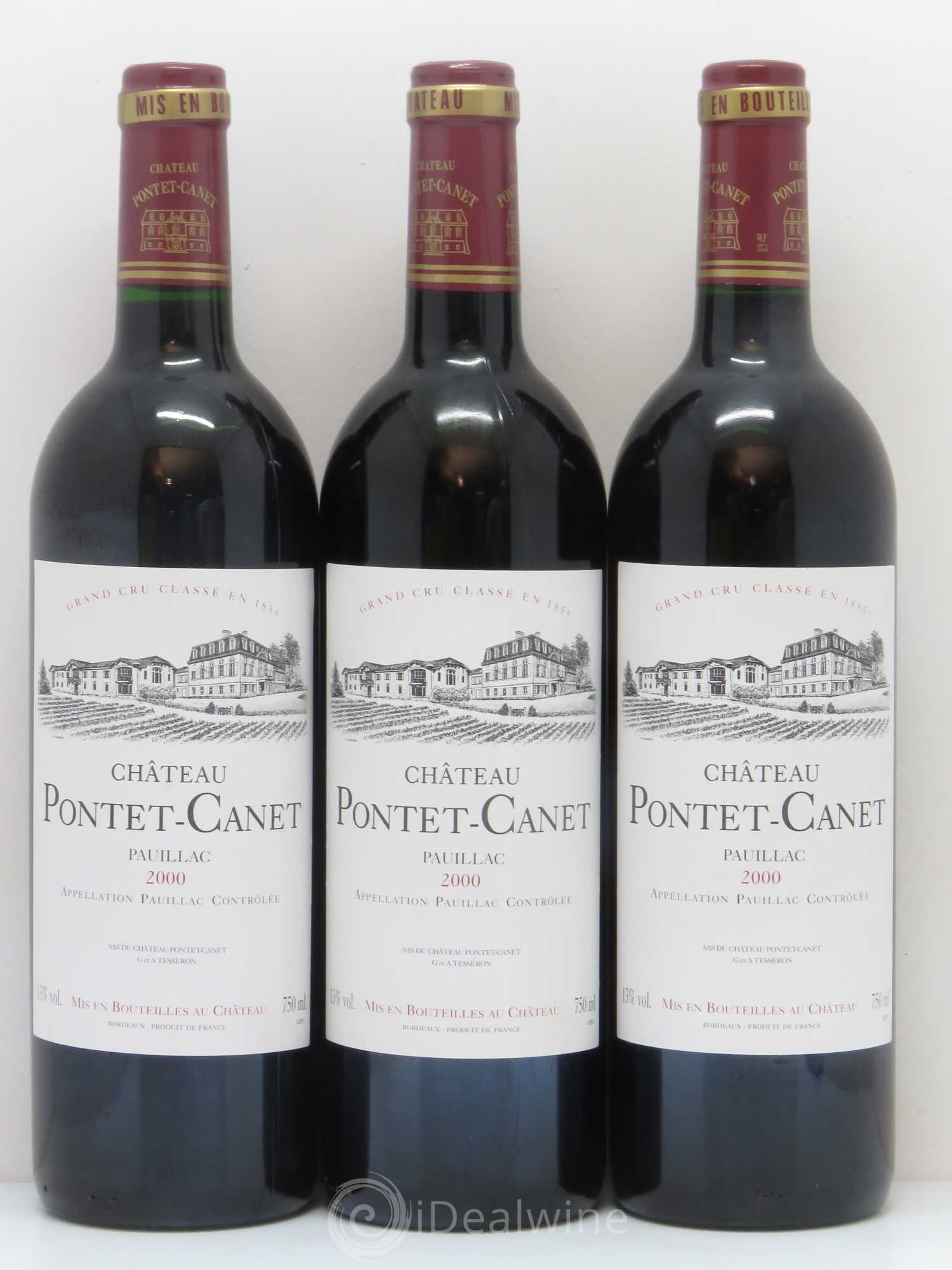 Château Pontet Canet 5ème Grand Cru Classé 2000 - Lot de 12 bouteilles - 4