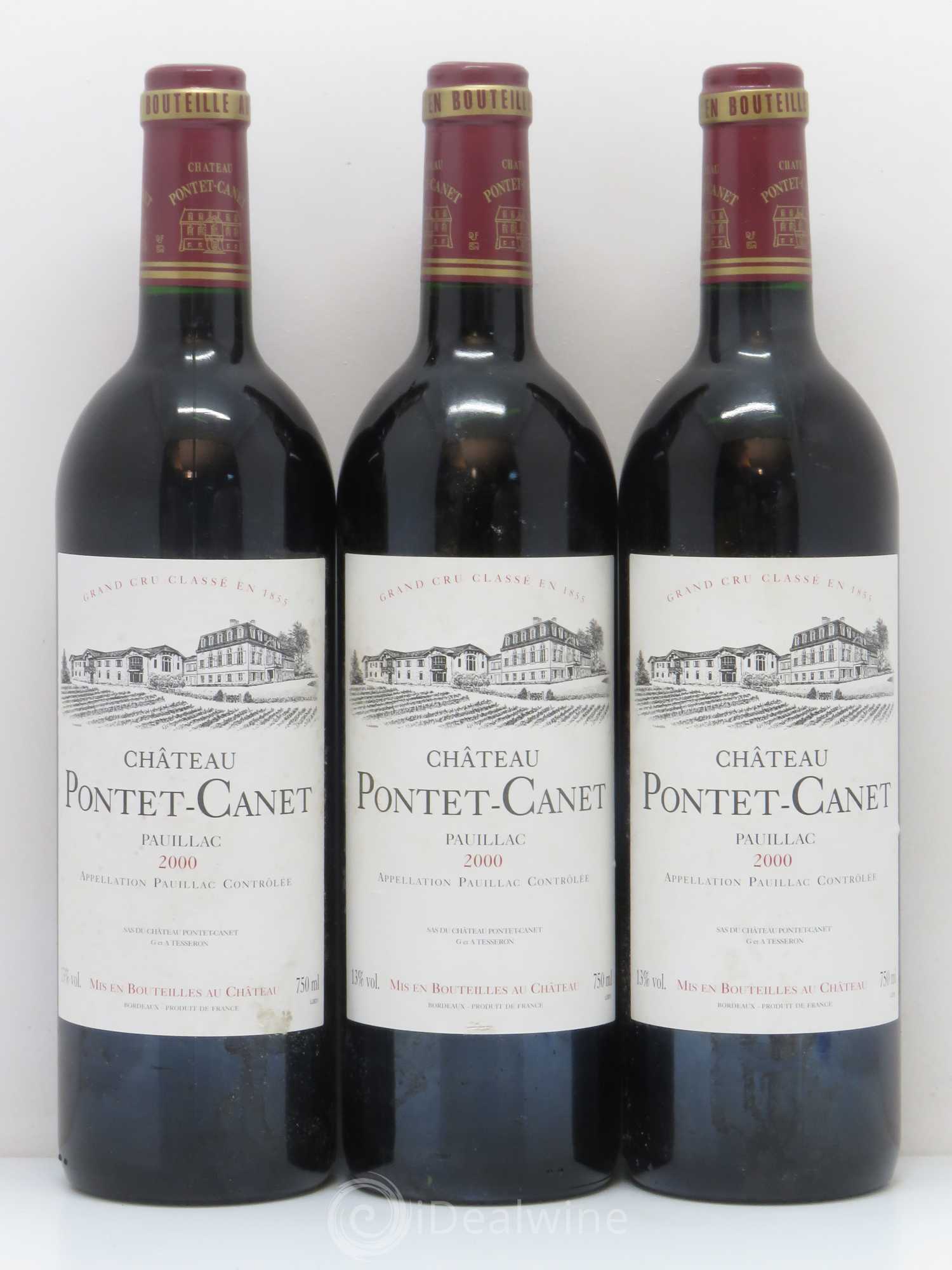 Château Pontet Canet 5ème Grand Cru Classé 2000 - Lot de 12 bouteilles - 4