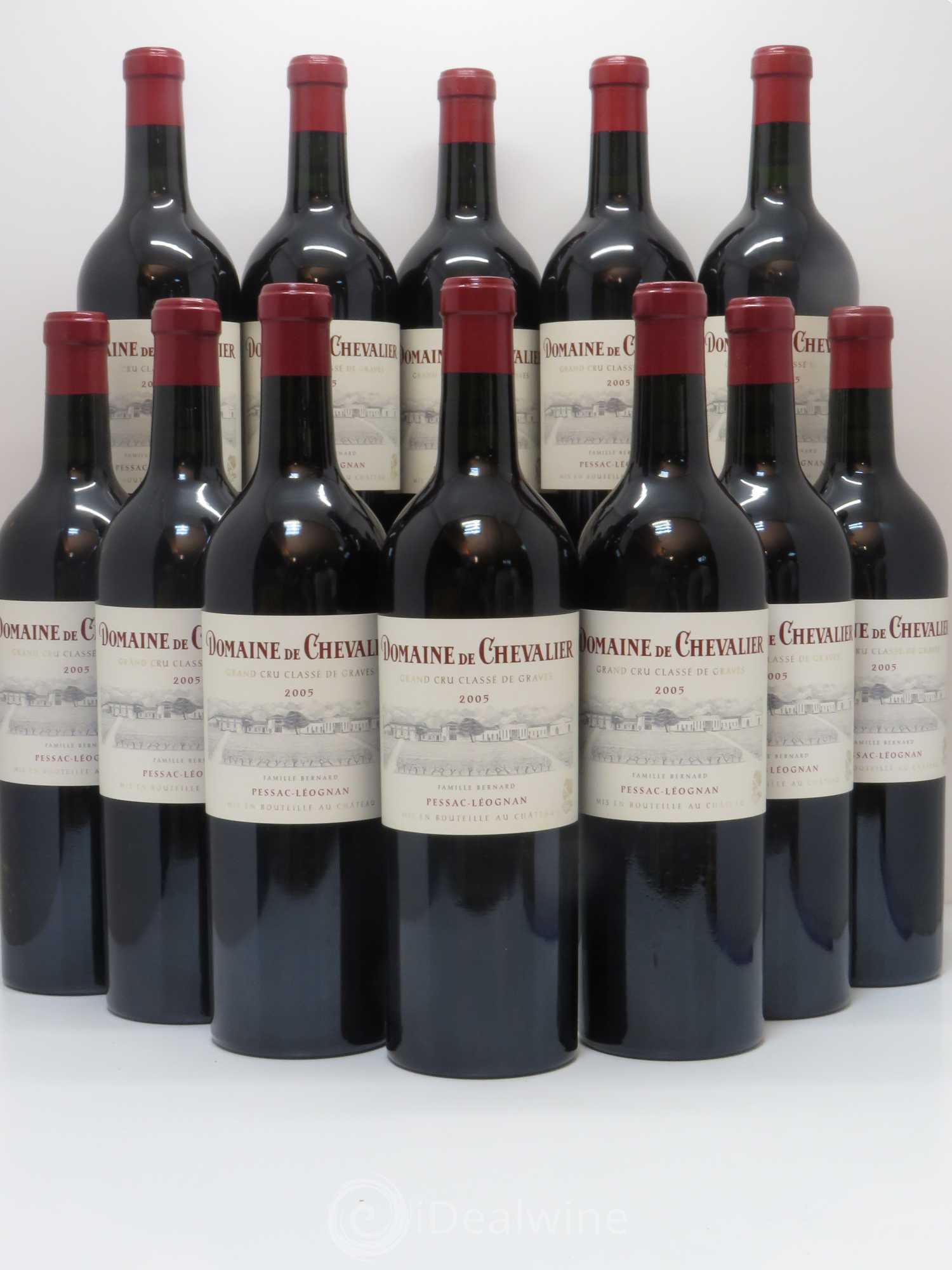 Domaine de Chevalier Cru Classé de Graves 2005 - Lot de 12 bouteilles - 0