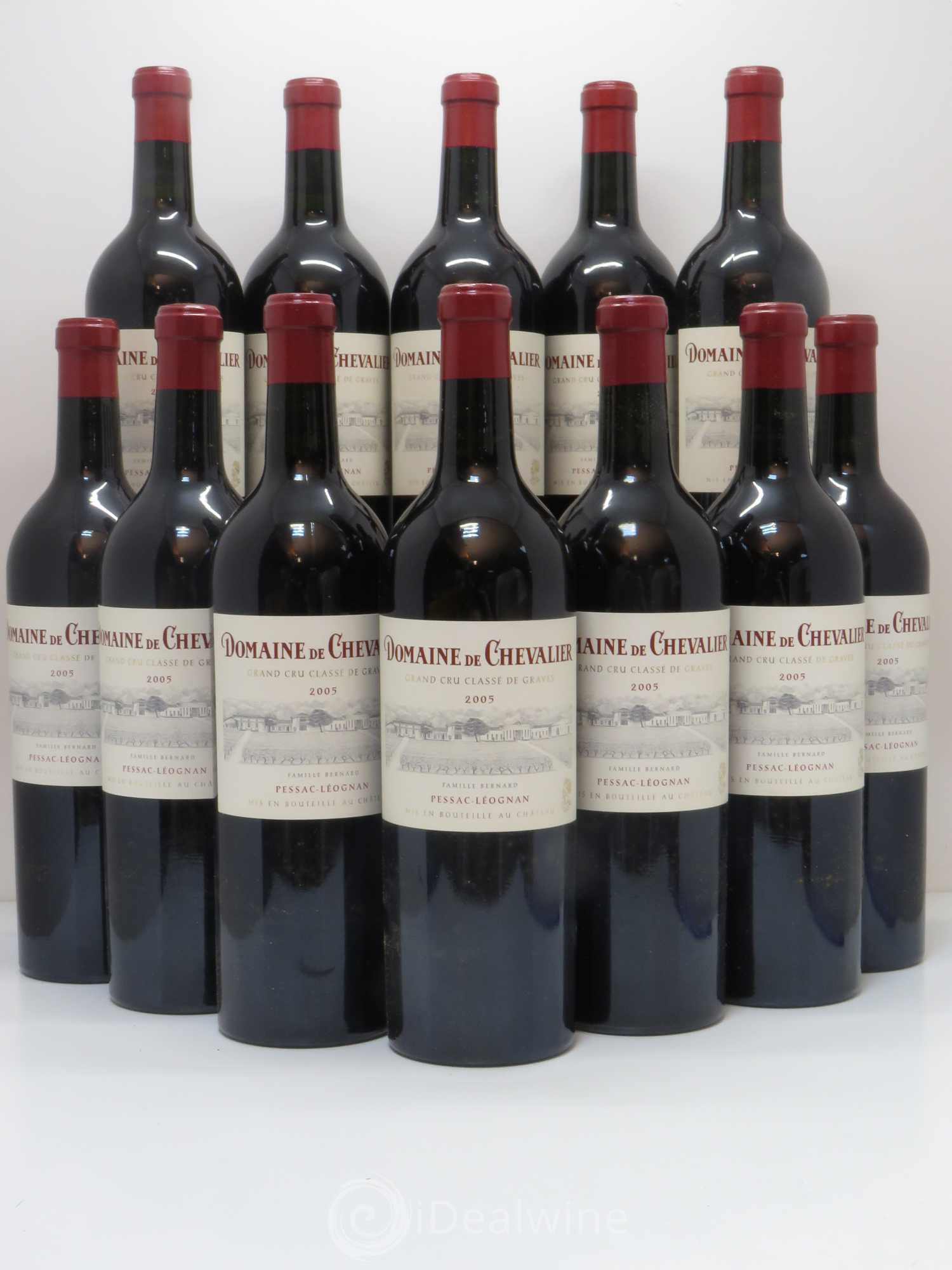 Domaine de Chevalier Cru Classé de Graves 2005 - Lot de 12 bouteilles - 0
