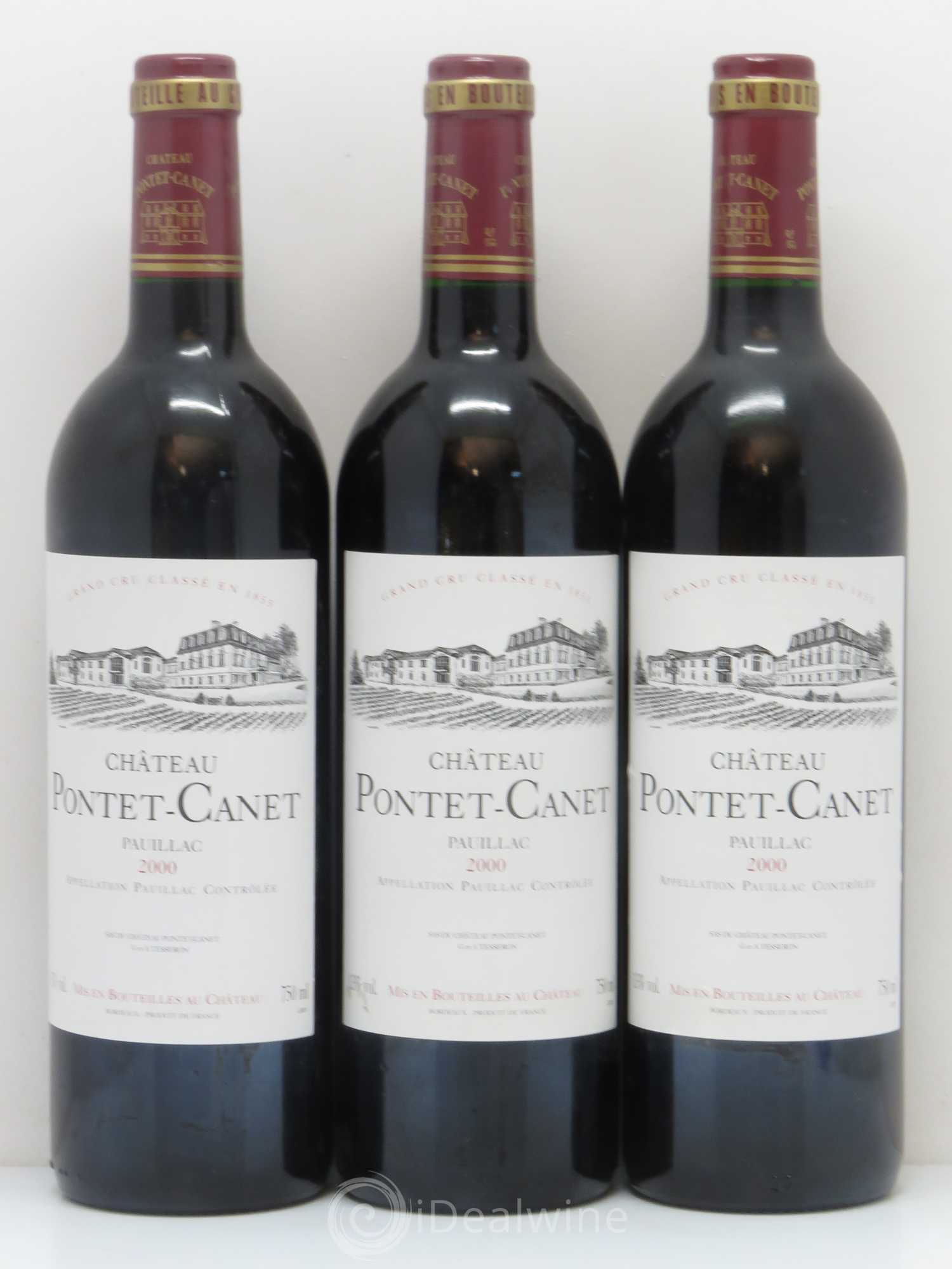 Château Pontet Canet 5ème Grand Cru Classé 2000 - Lot de 12 bouteilles - 3