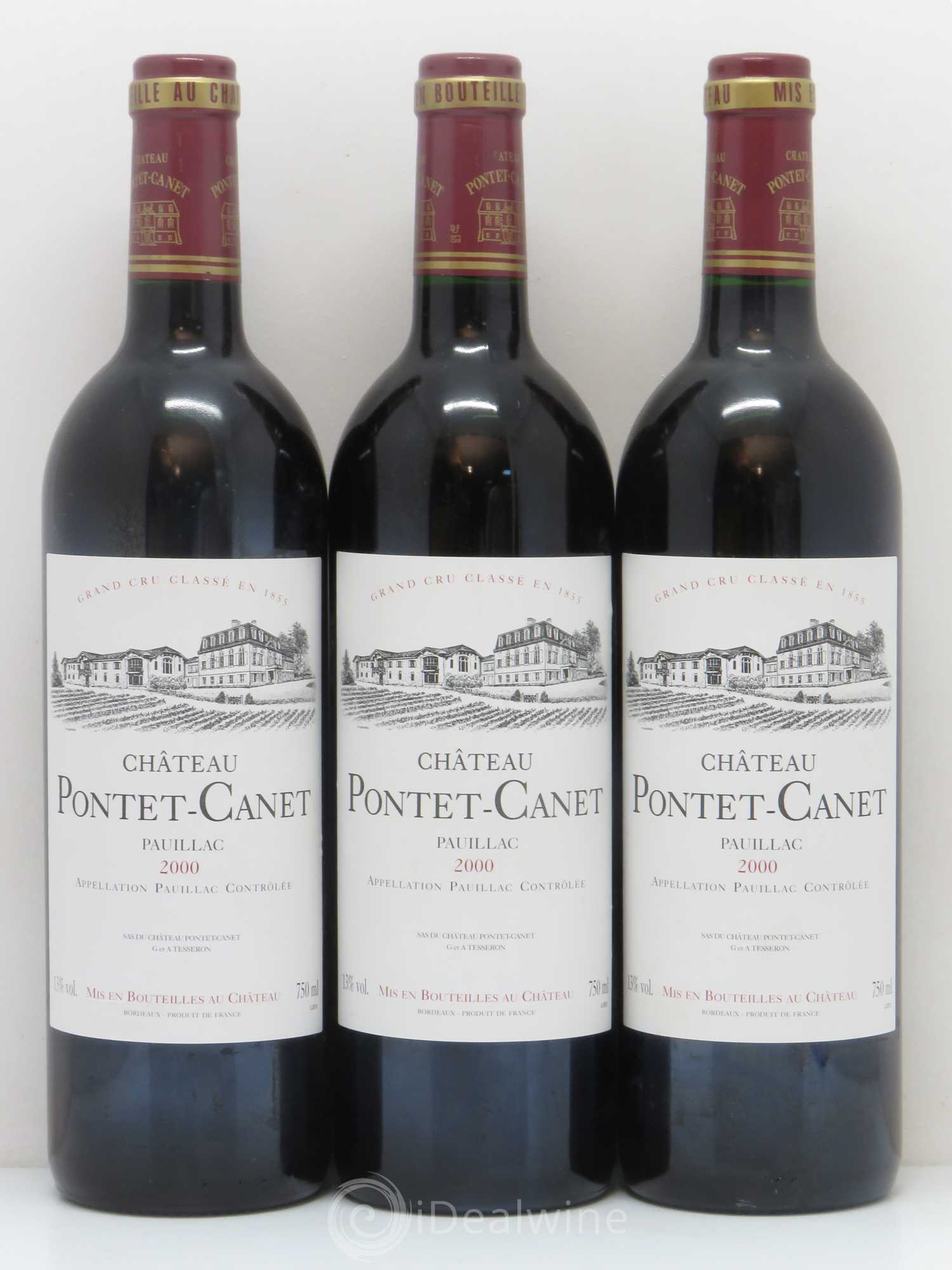Château Pontet Canet 5ème Grand Cru Classé 2000 - Lot de 12 bouteilles - 4