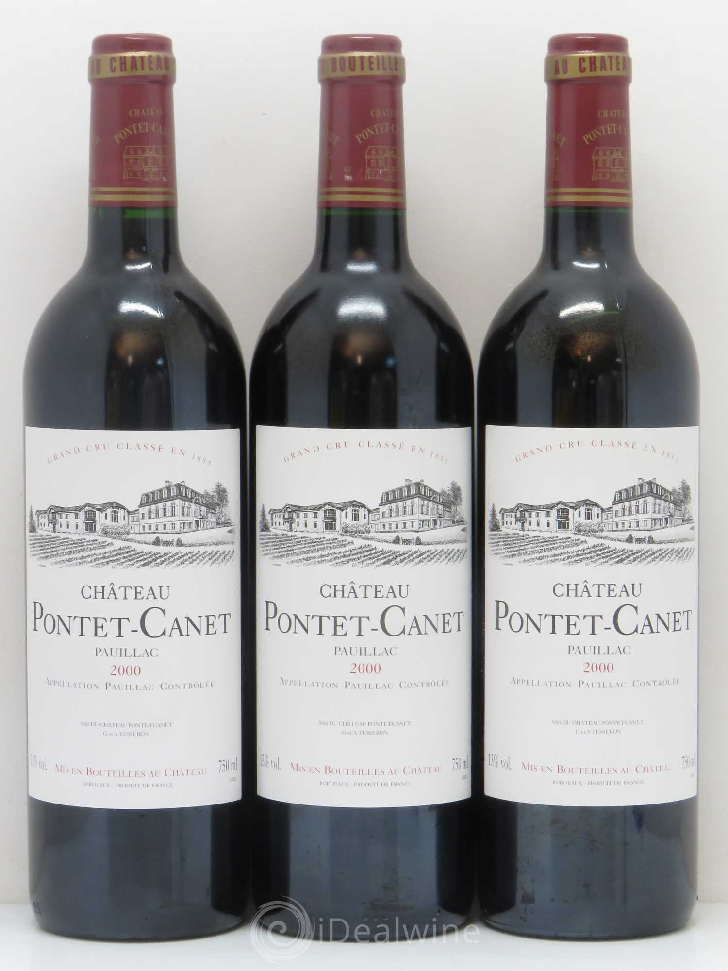 Château Pontet Canet 5ème Grand Cru Classé 2000 - Lot de 12 bouteilles - 4