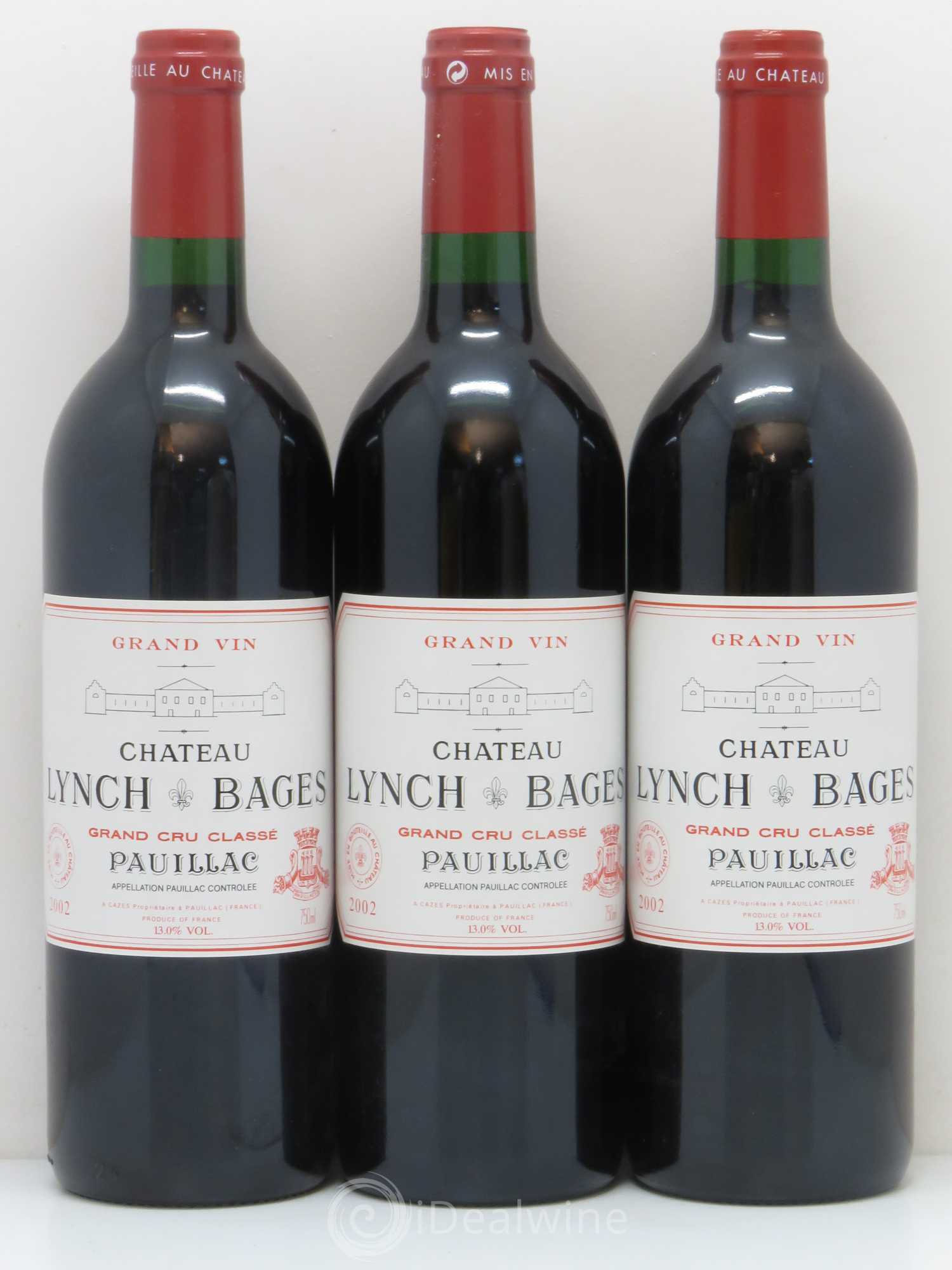 Château Lynch Bages 5ème Grand Cru Classé 2002 - Lot de 12 bouteilles - 3