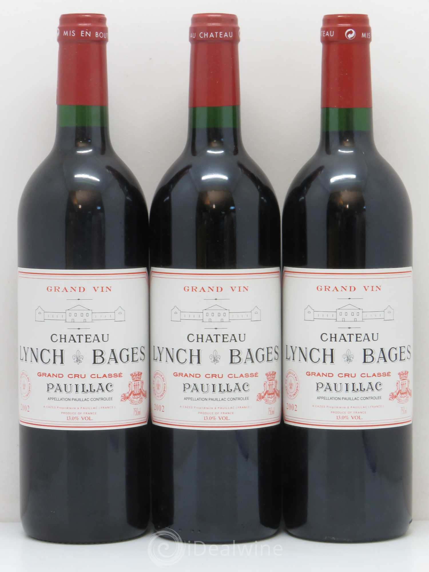 Château Lynch Bages 5ème Grand Cru Classé 2002 - Lot de 12 bouteilles - 4