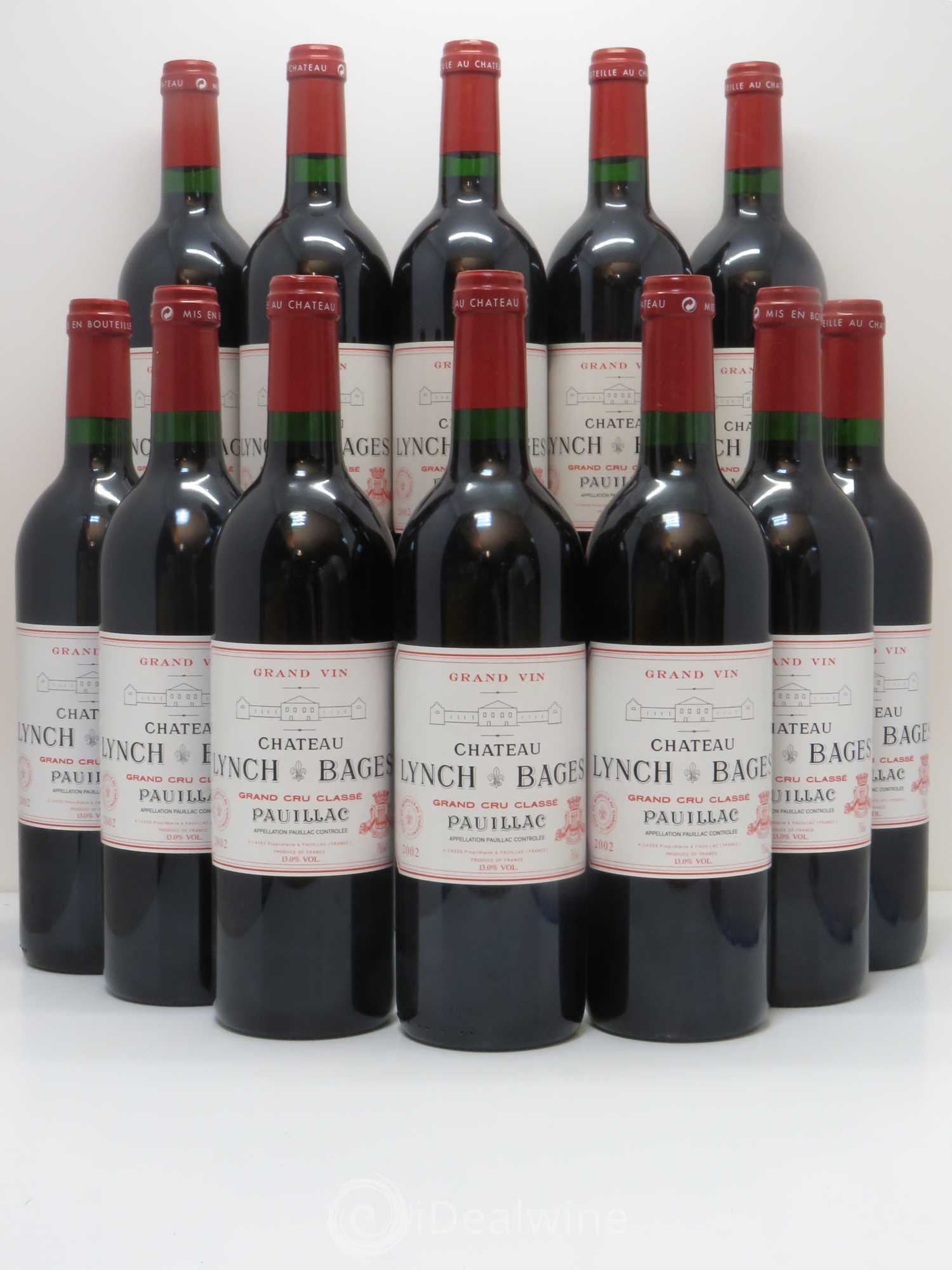 Château Lynch Bages 5ème Grand Cru Classé 2002 - Lot de 12 bouteilles - 0