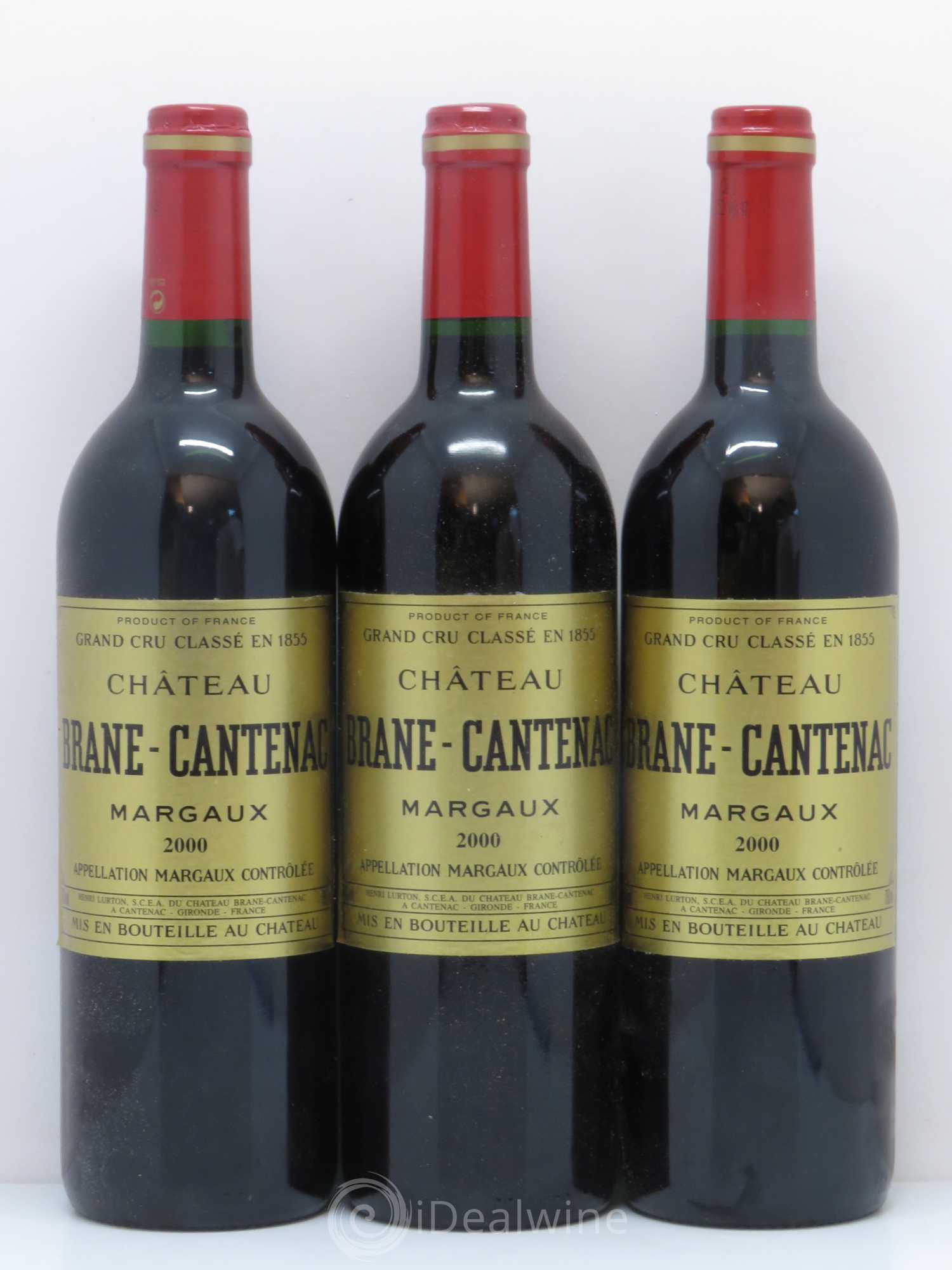 Château Brane Cantenac 2ème Grand Cru Classé 2000 - Lot de 12 bouteilles - 1