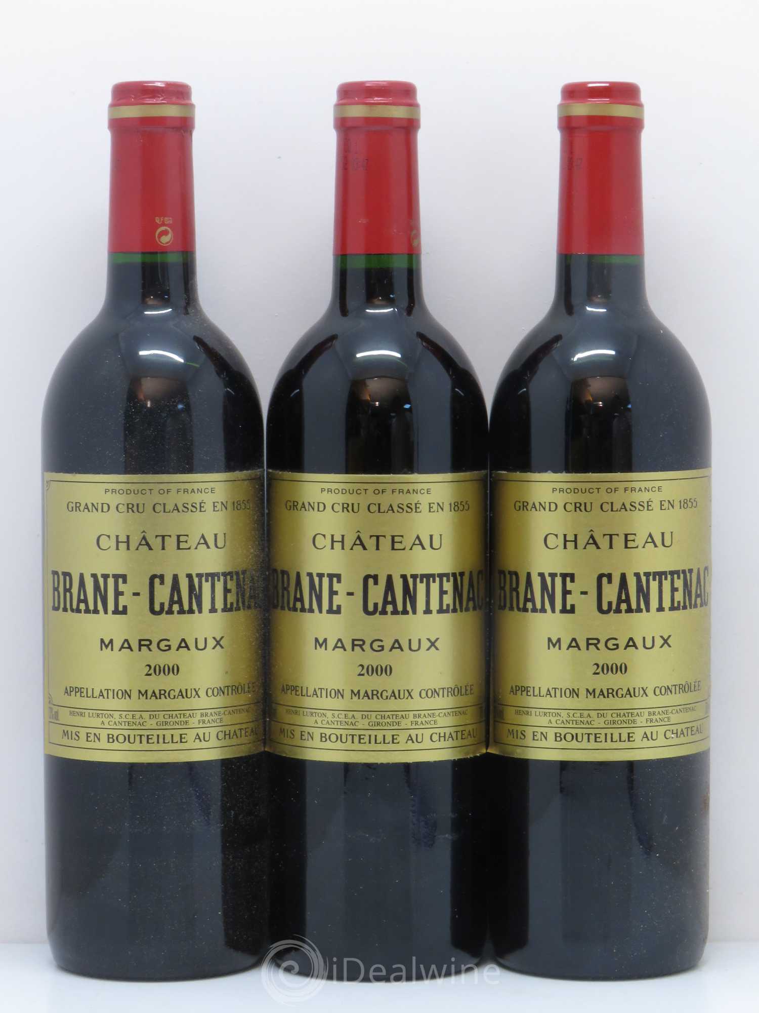 Château Brane Cantenac 2ème Grand Cru Classé 2000 - Lot de 12 bouteilles - 2