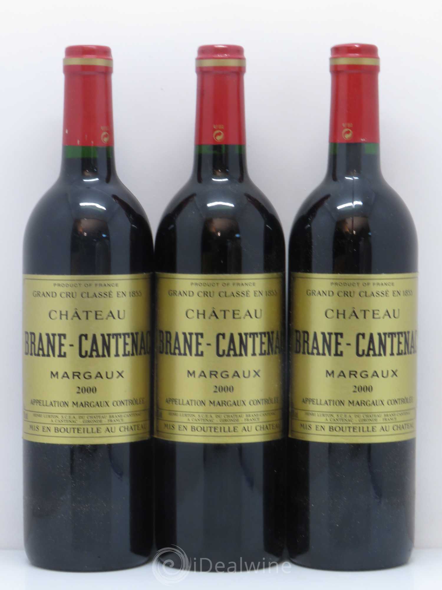 Château Brane Cantenac 2ème Grand Cru Classé 2000 - Lot de 12 bouteilles - 3