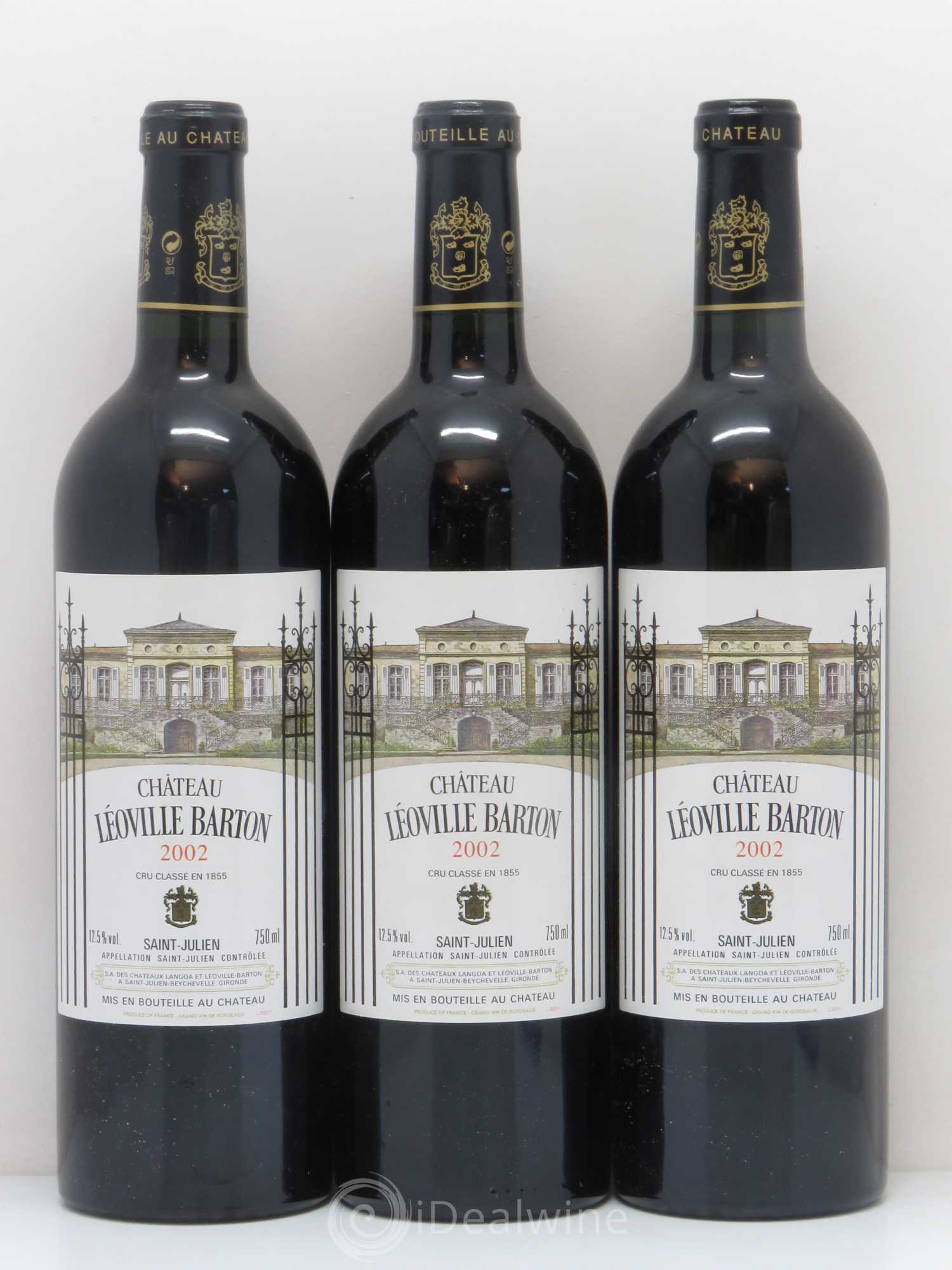 Château Léoville Barton 2ème Grand Cru Classé 2002 - Lot de 12 bouteilles - 2