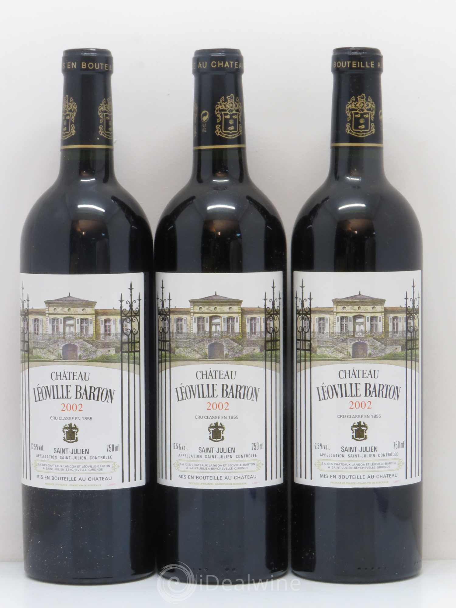 Château Léoville Barton 2ème Grand Cru Classé 2002 - Lot de 12 bouteilles - 3