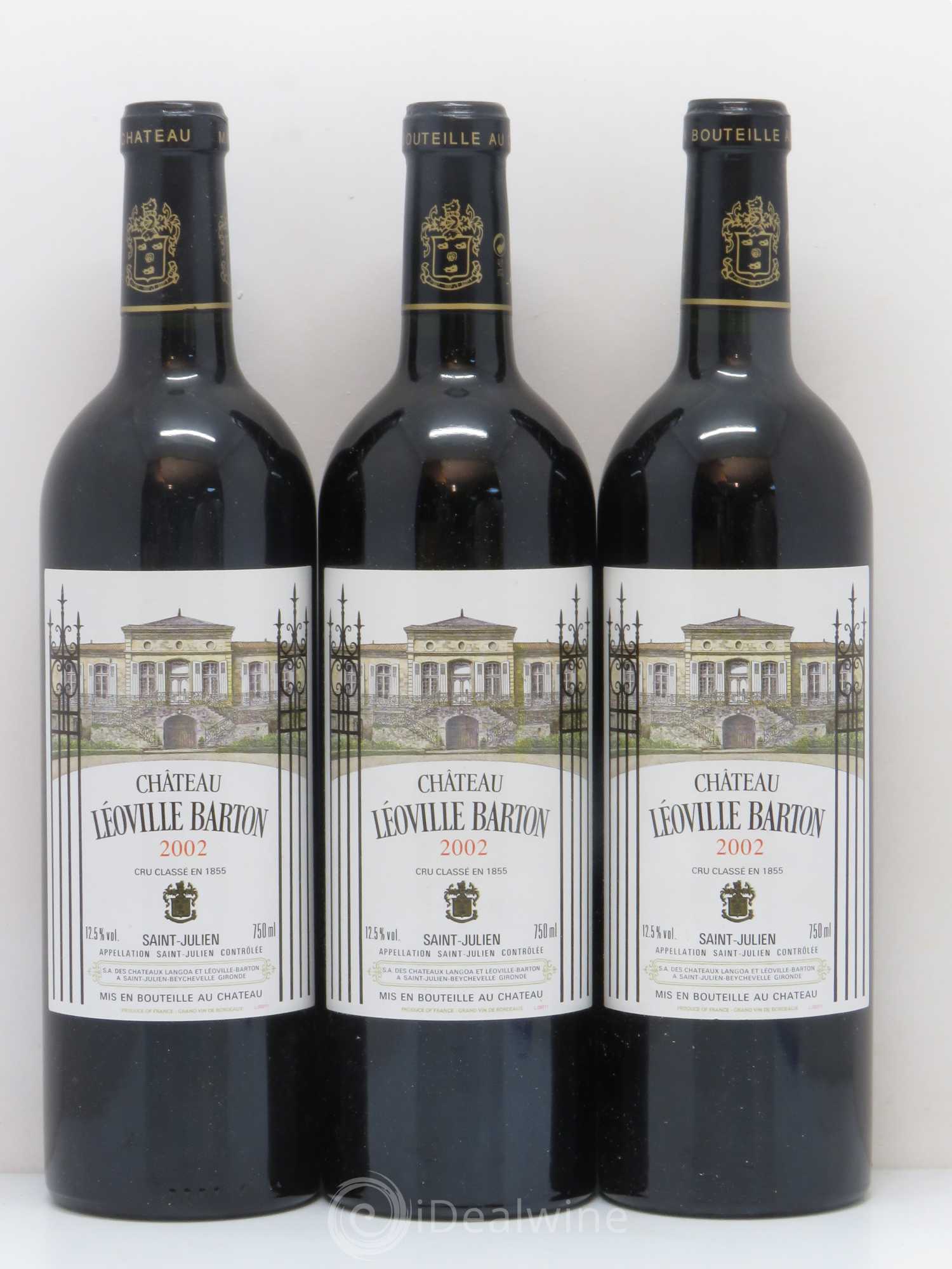 Château Léoville Barton 2ème Grand Cru Classé 2002 - Lot de 12 bouteilles - 4